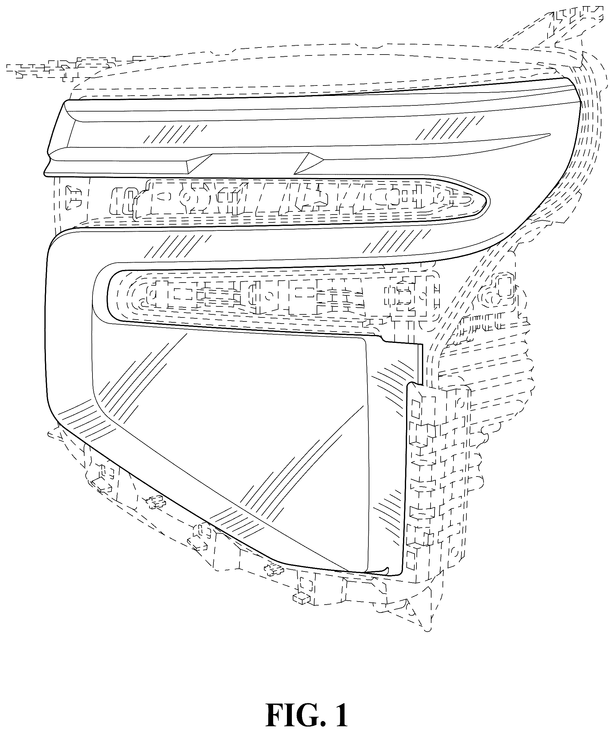 Patent USD1078115 Figure 1 – Vehicle headlamp