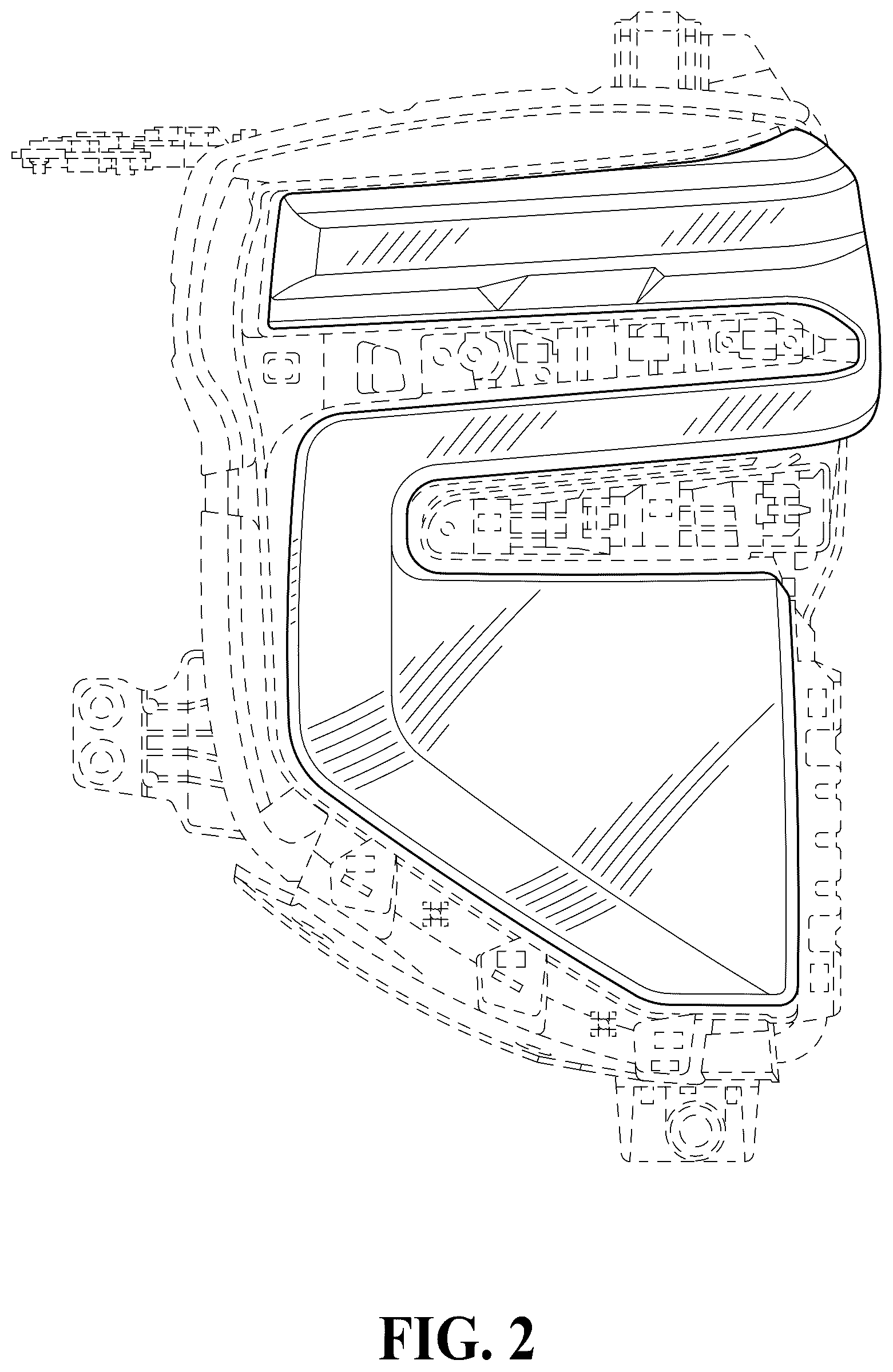 Patent USD1078115 Figure 2 – Vehicle headlamp
