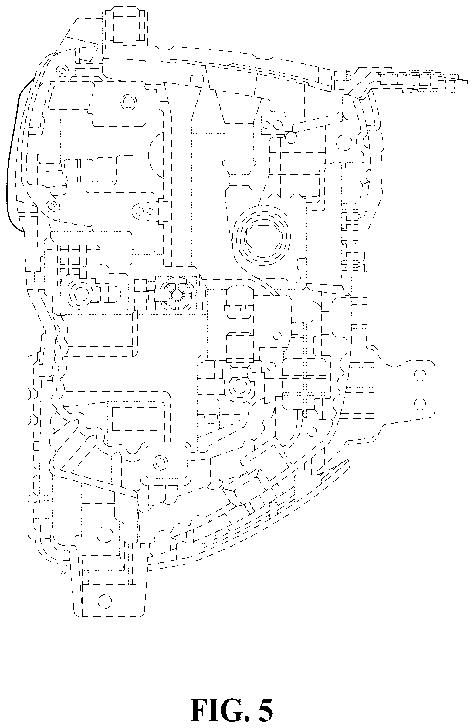 Patent USD1078115 Figure 5 – Vehicle headlamp