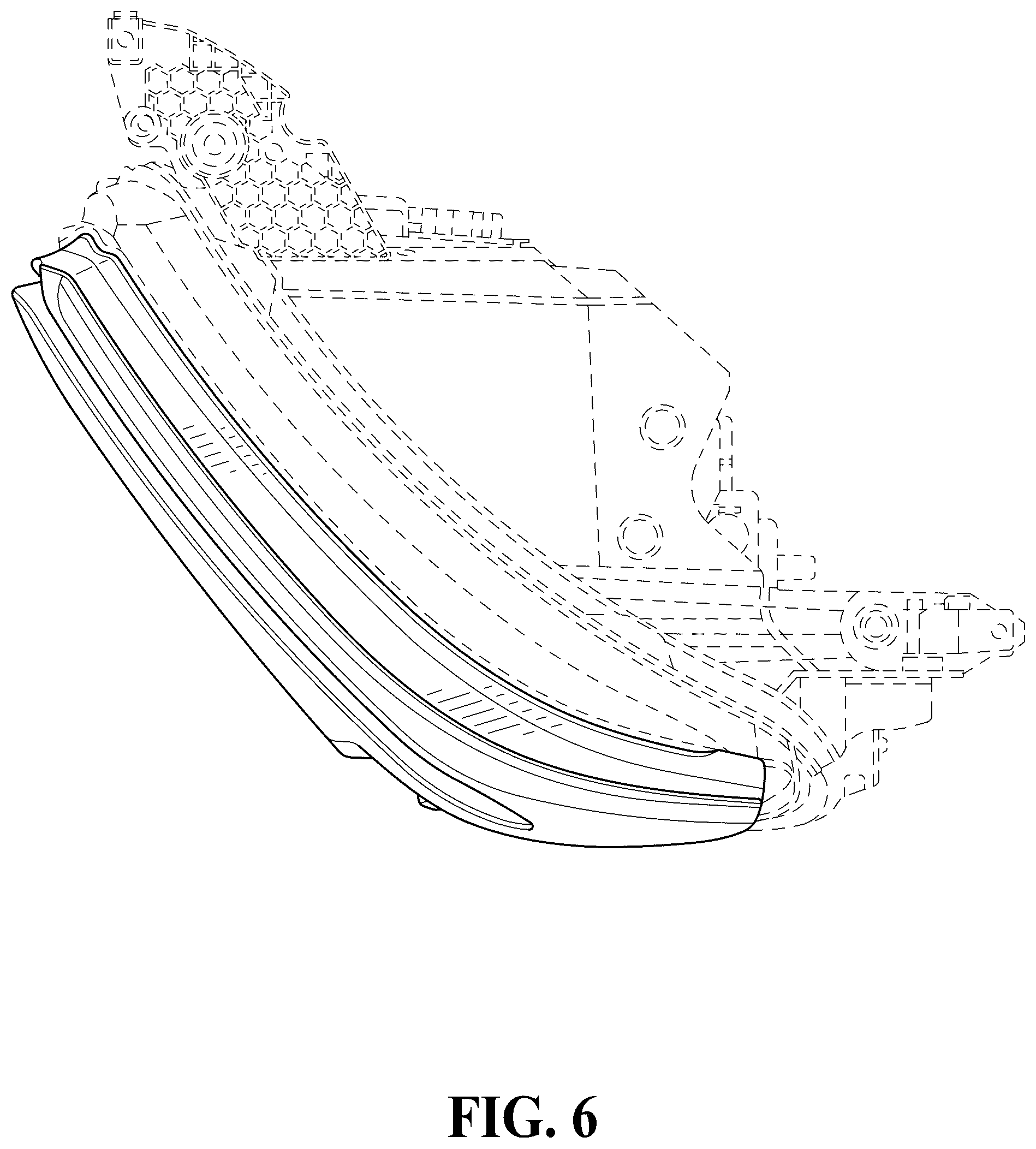 Patent USD1078115 Figure 6 – Vehicle headlamp