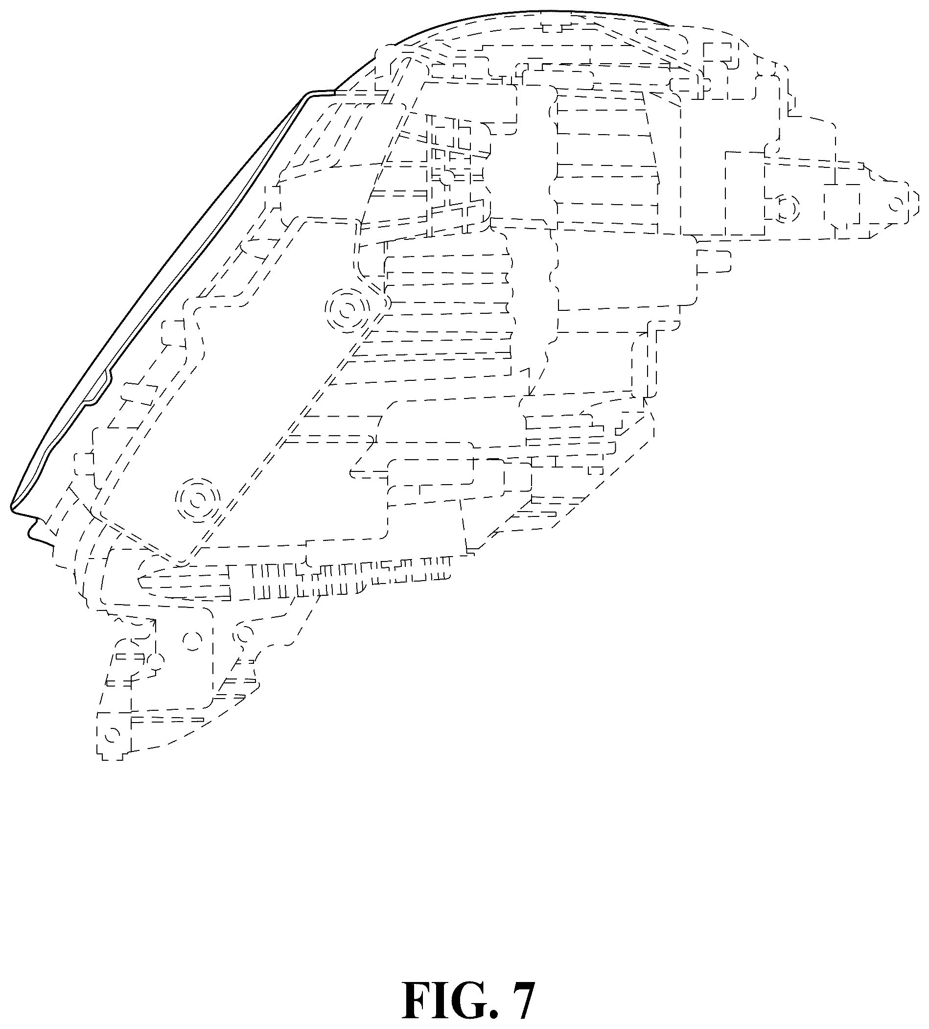 Patent USD1078115 Figure 7 – Vehicle headlamp