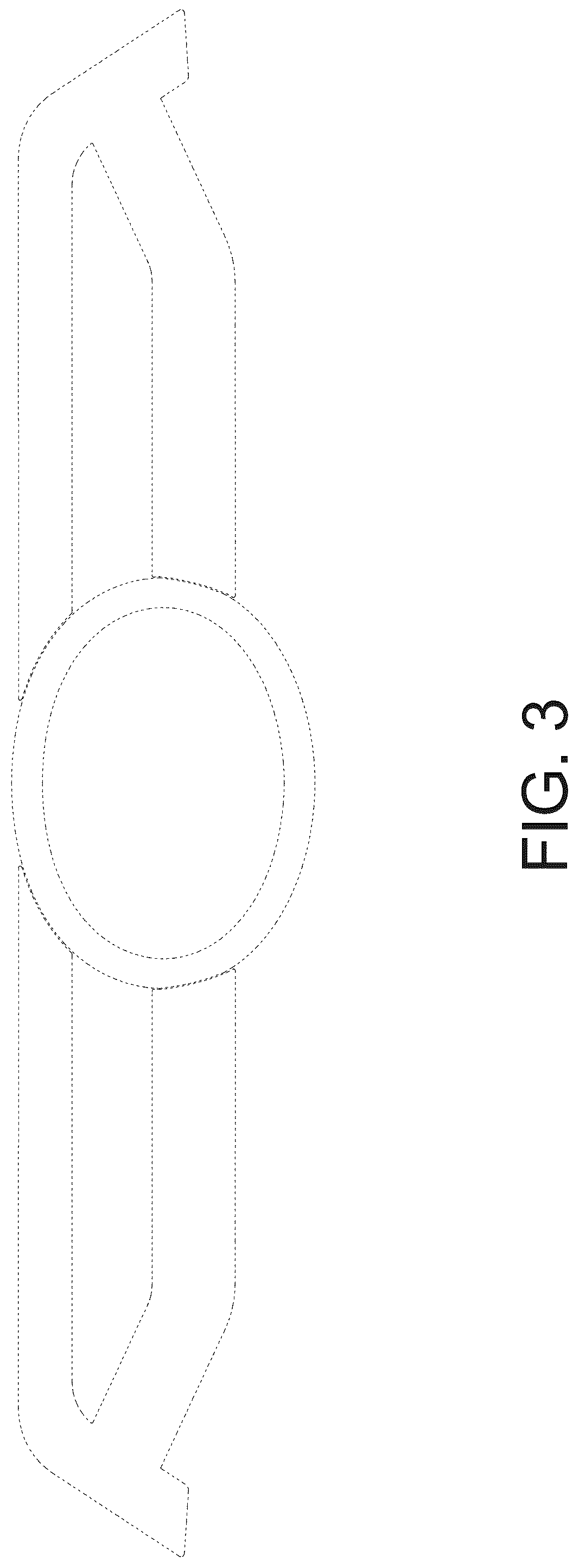 Patent USD1078116 Figure 3 – Light housing for a vehicle grille