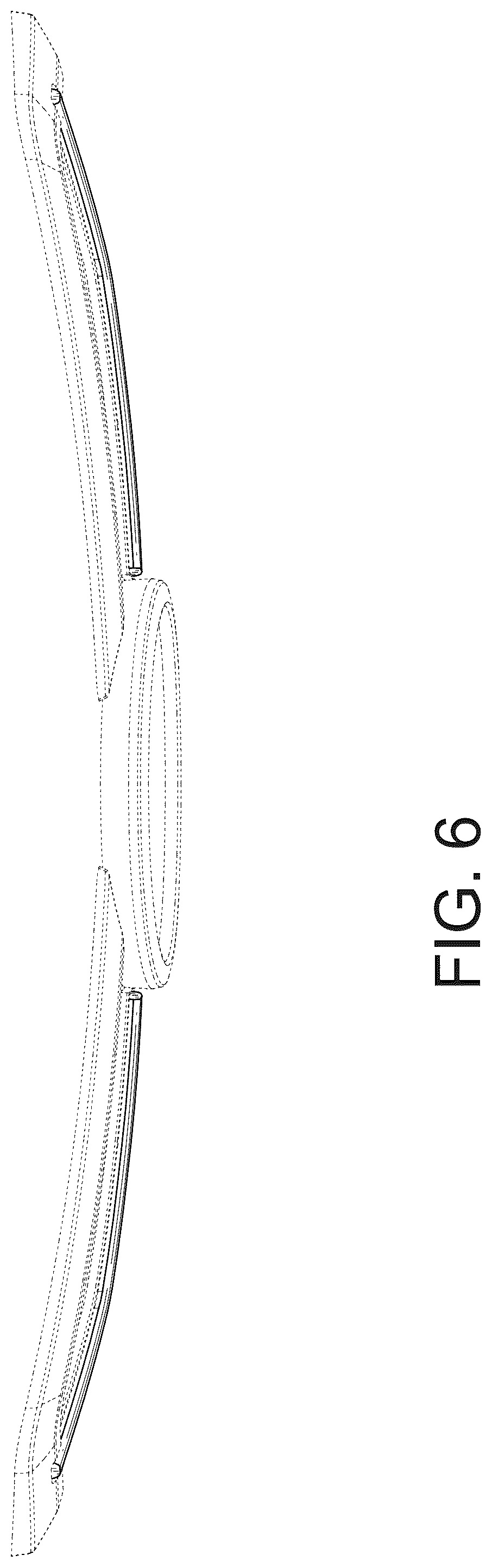 Patent USD1078116 Figure 6 – Light housing for a vehicle grille
