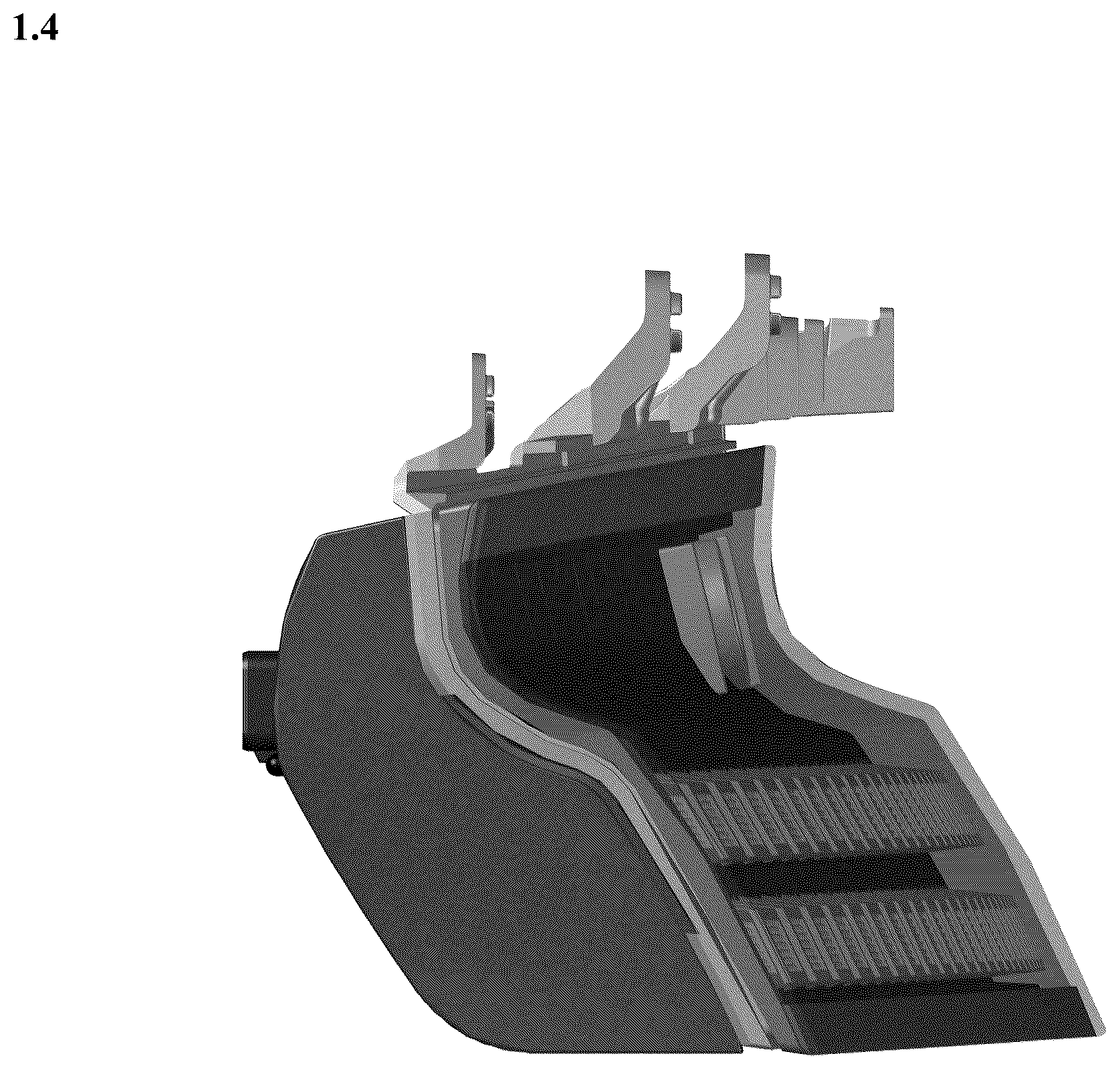 Patent USD1078117 Figure 4 – Rear combination lamp for automobile
