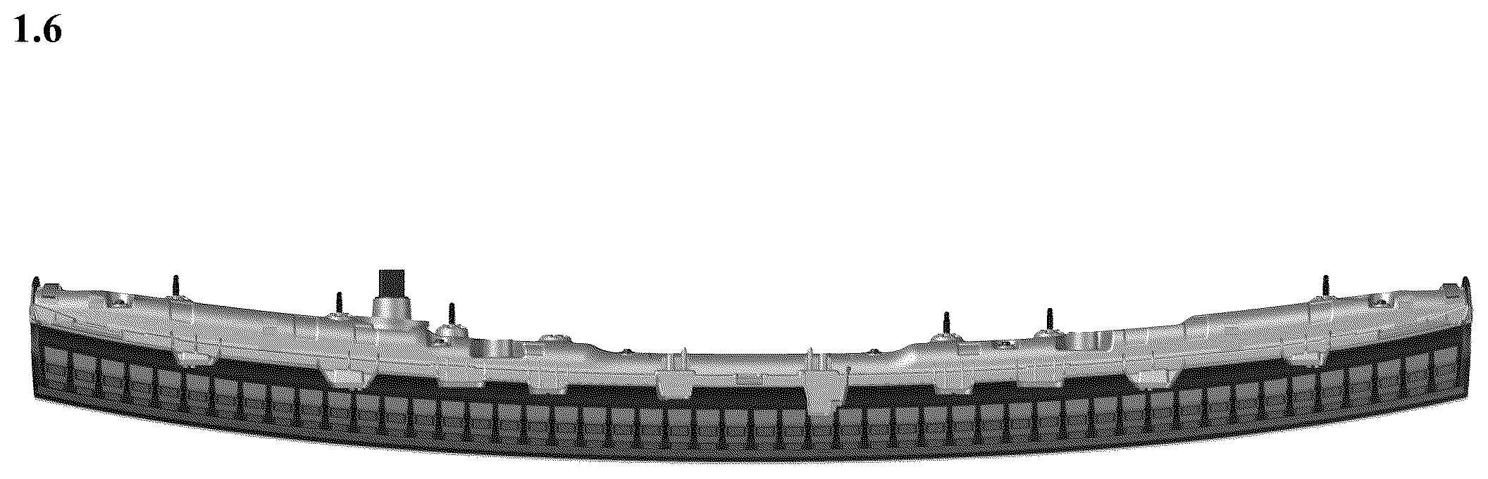 Patent USD1078117 Figure 6 – Rear combination lamp for automobile