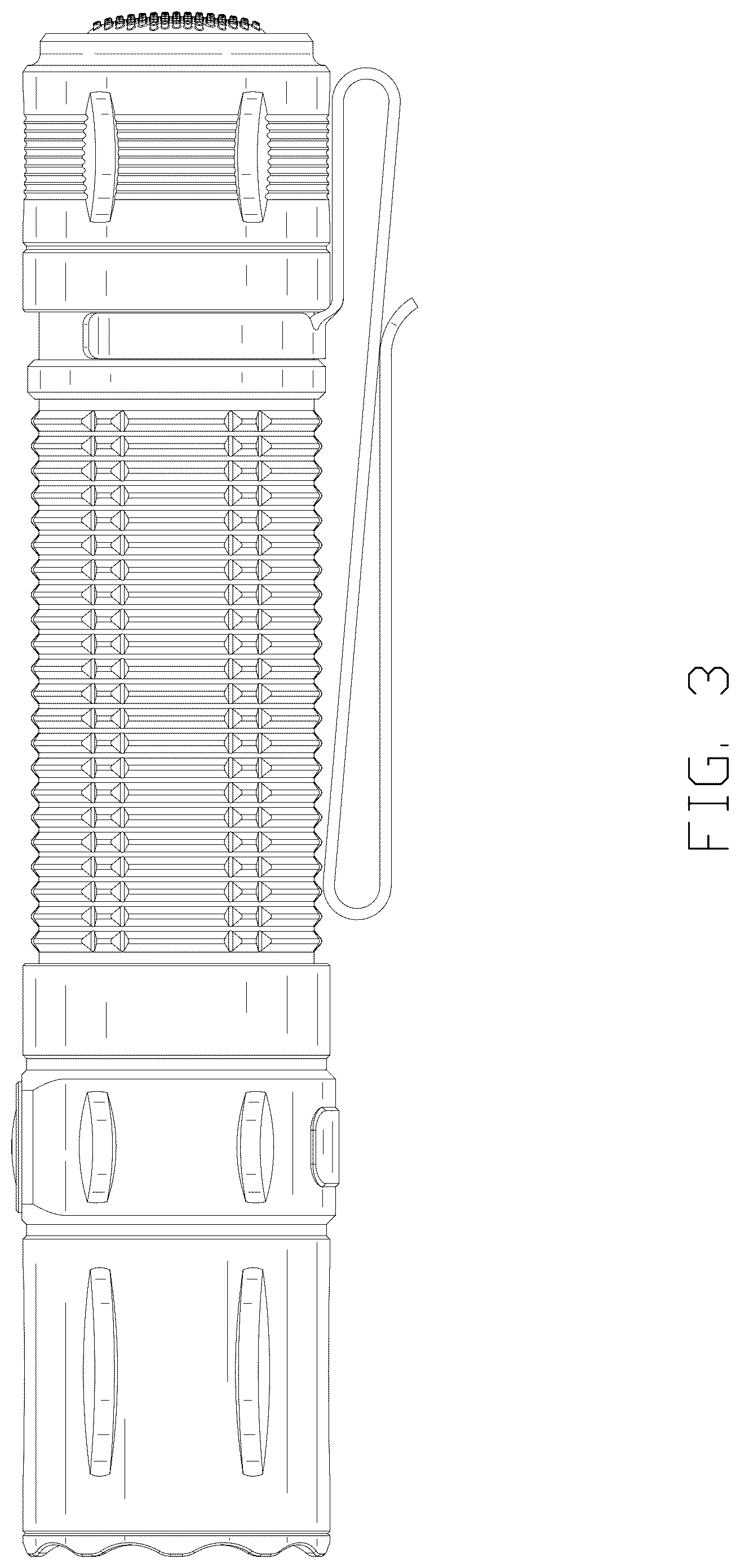 Patent USD1078119 Figure 3 – Flashlight