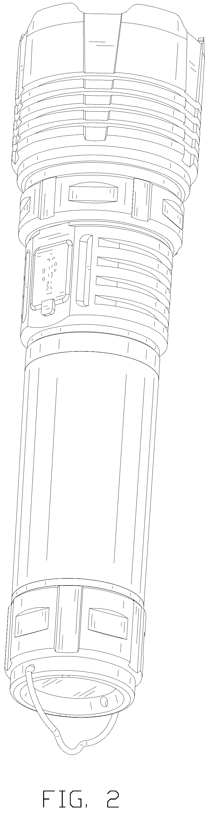 Patent USD1078120 Figure 2 – Flashlight