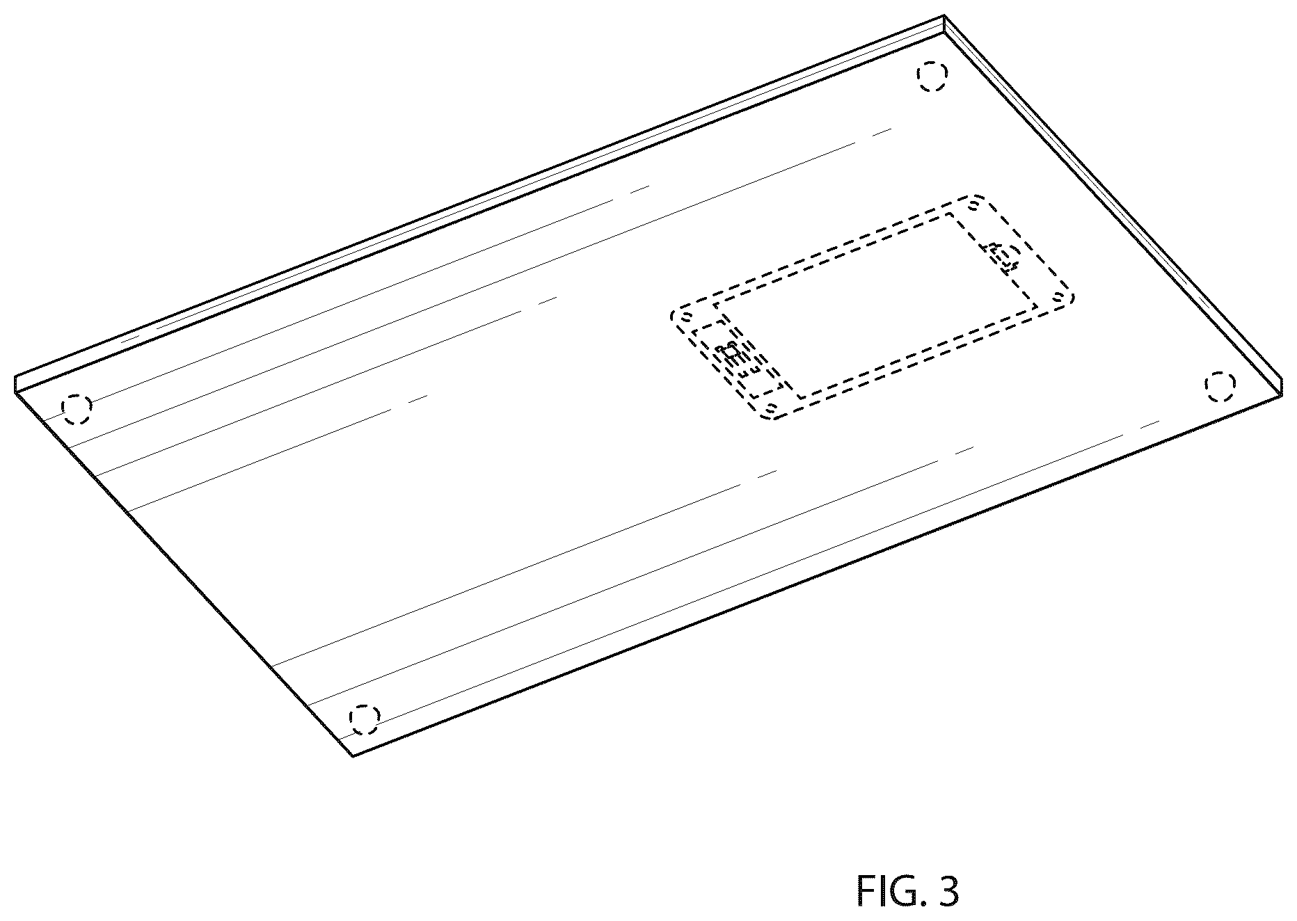 Patent USD1078121 Figure 3 – Base