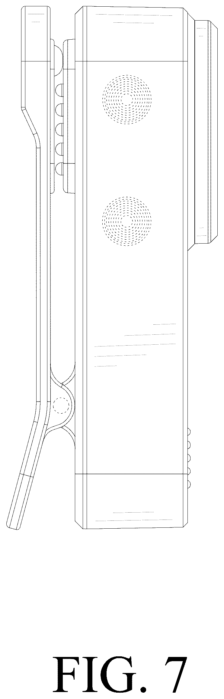 Patent USD1078123 Figure 7 – Clip light