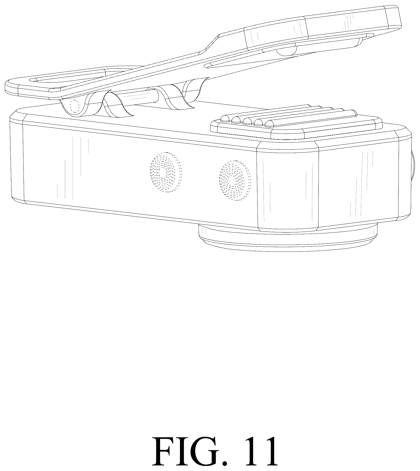 Patent USD1078123 Figure 11 – Clip light