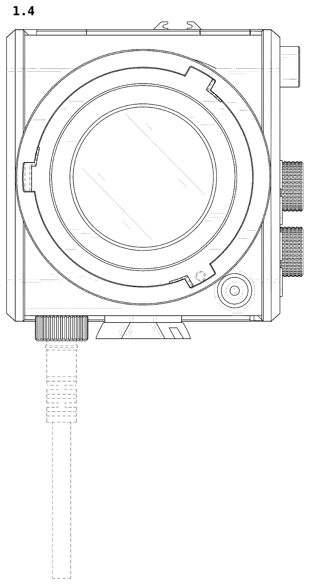 Patent USD1078124 Figure 4 – Photography light