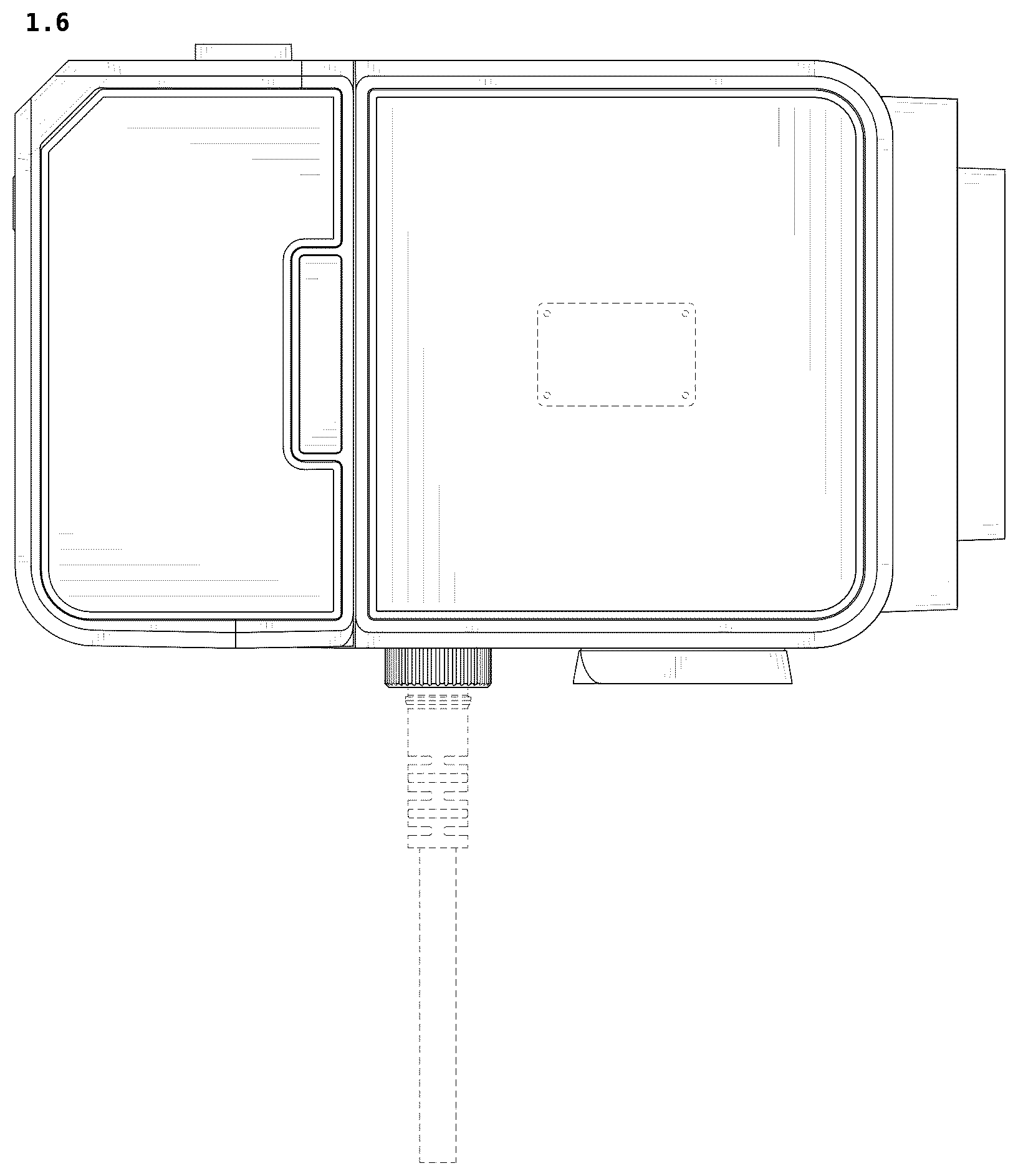 Patent USD1078124 Figure 6 – Photography light