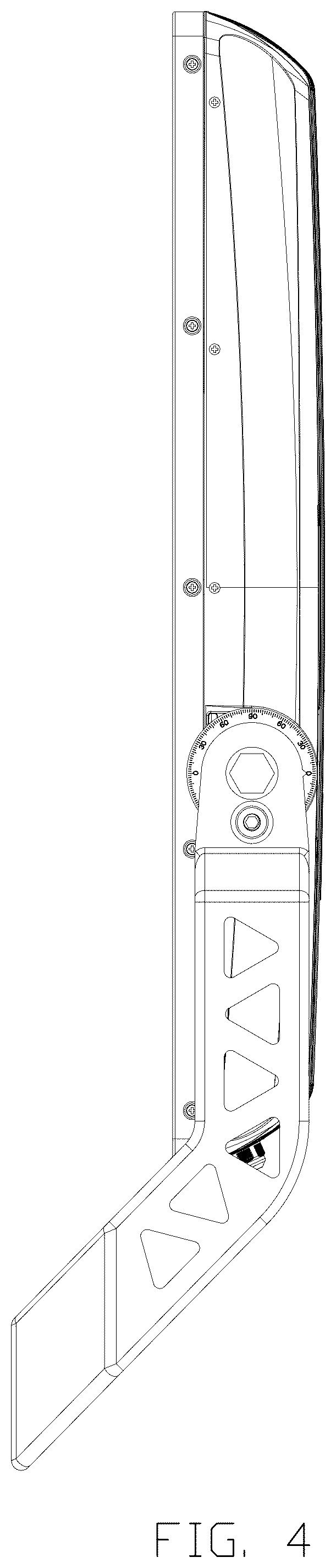 Patent USD1078126 Figure 4 – LED stadium light