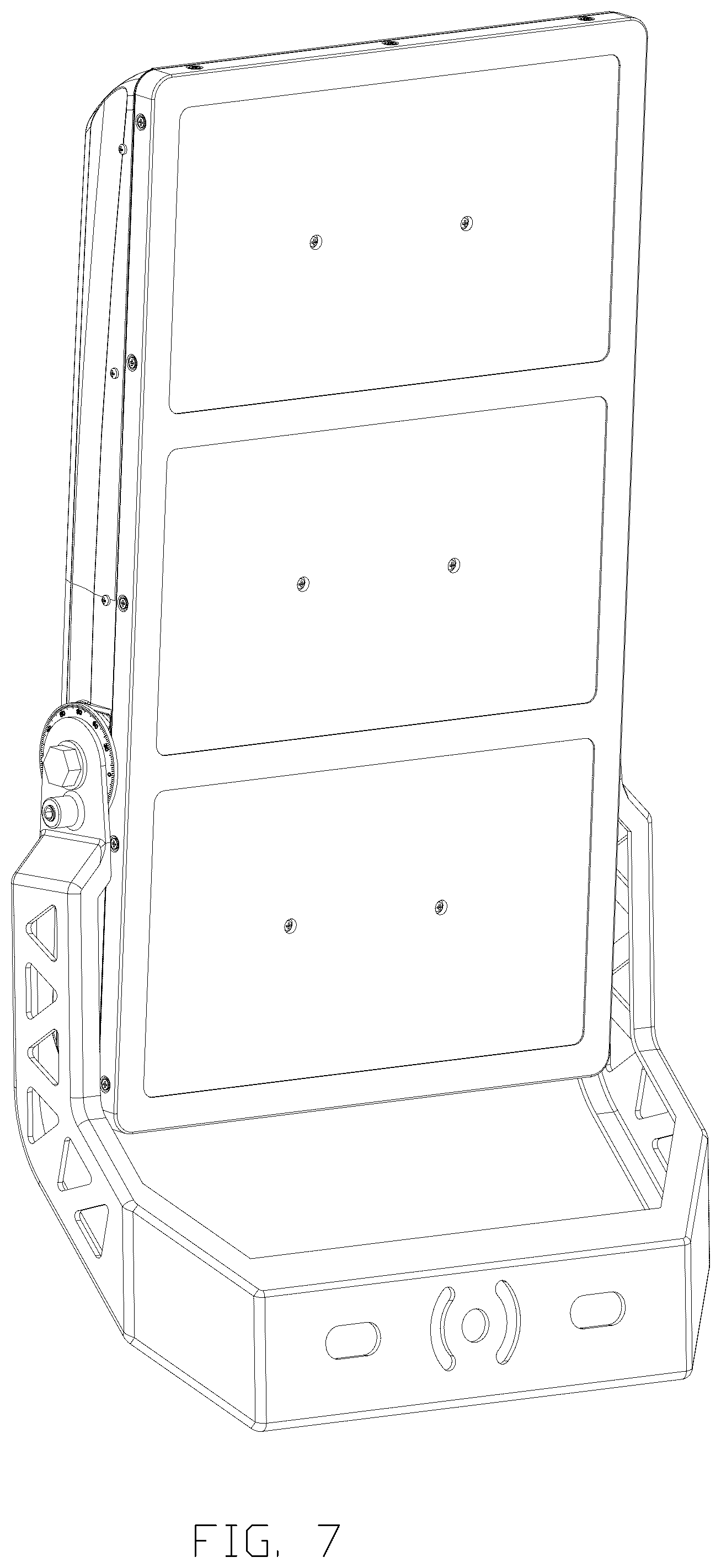 Patent USD1078126 Figure 6 – LED stadium light
