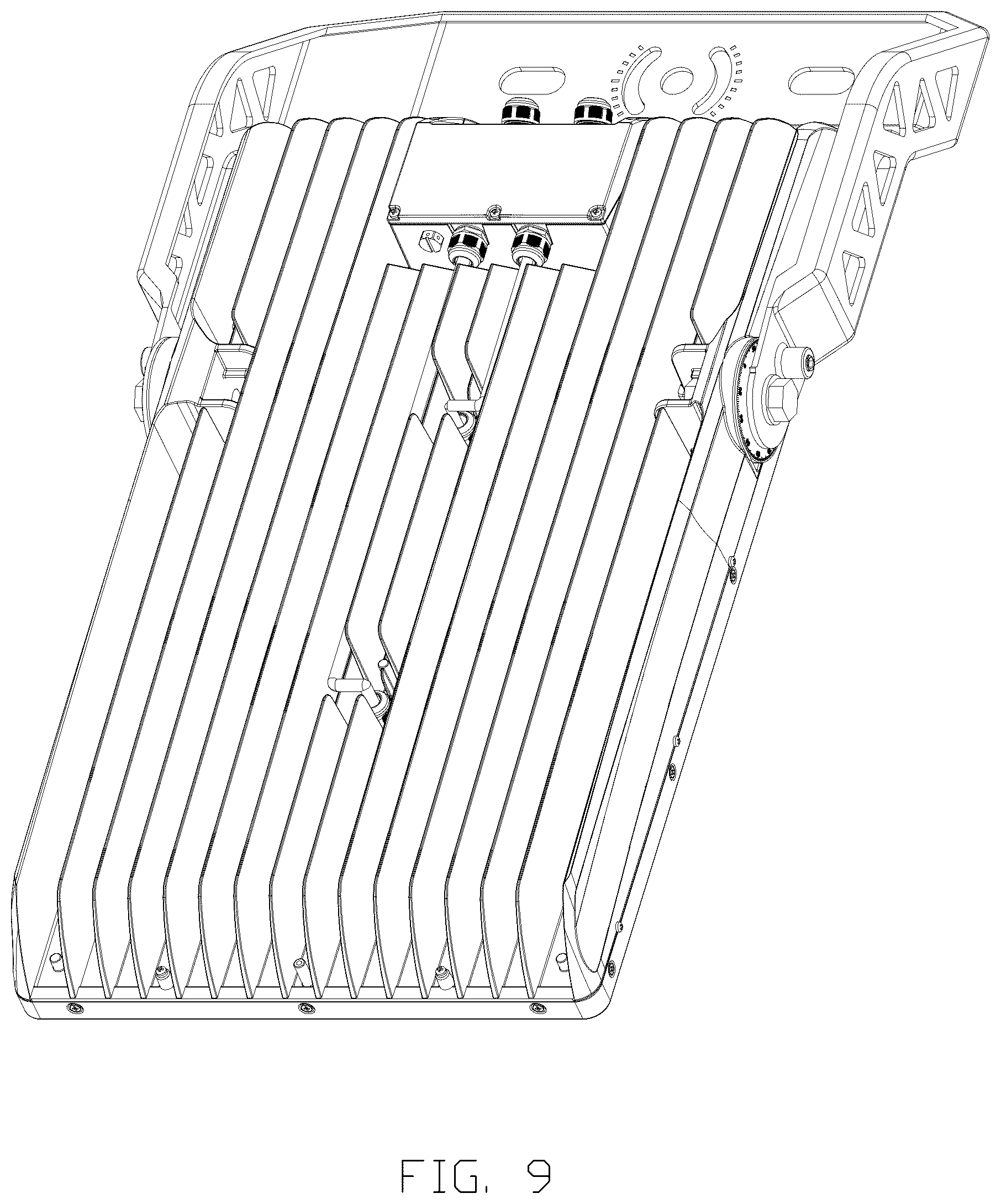 Patent USD1078126 Figure 8 – LED stadium light