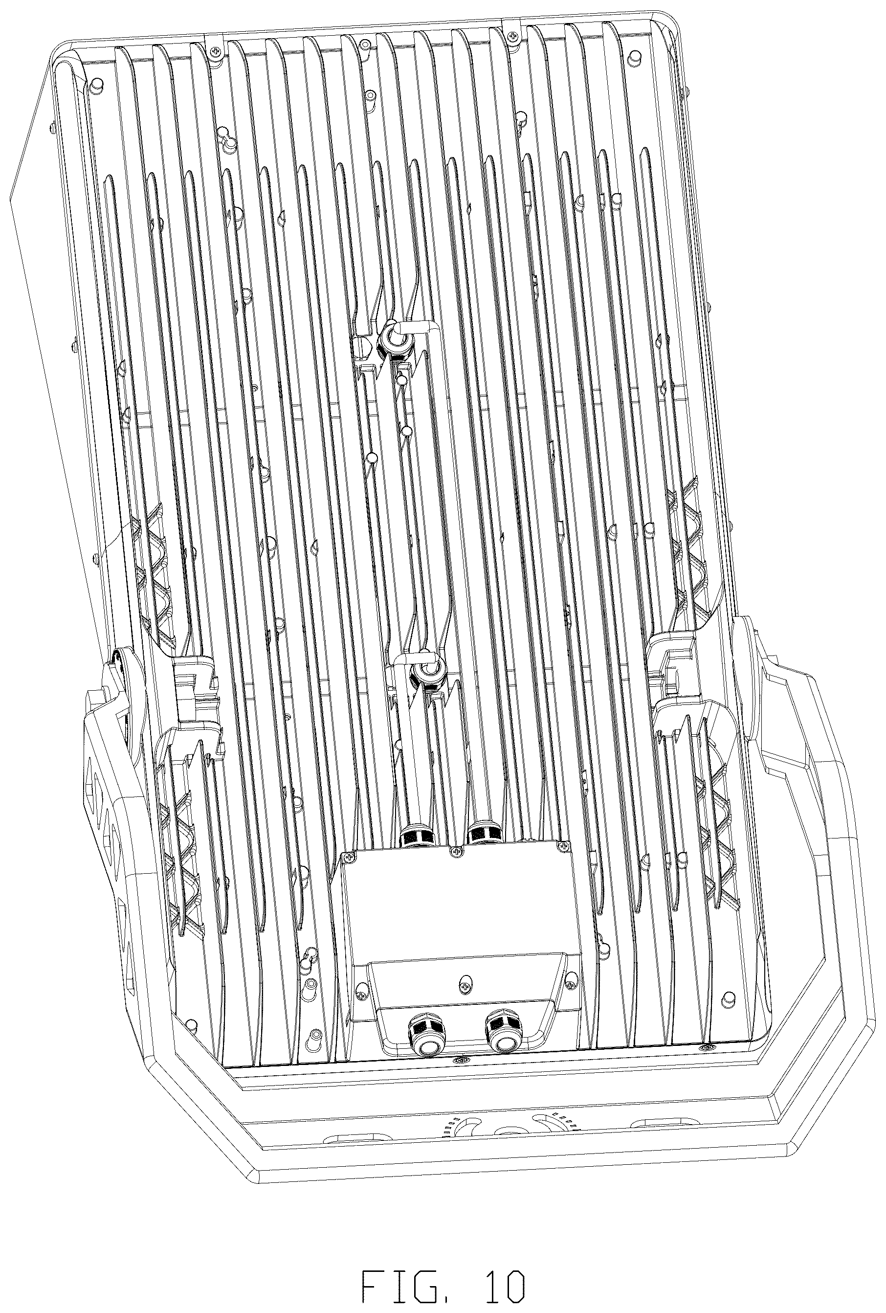 Patent USD1078126 Figure 9 – LED stadium light