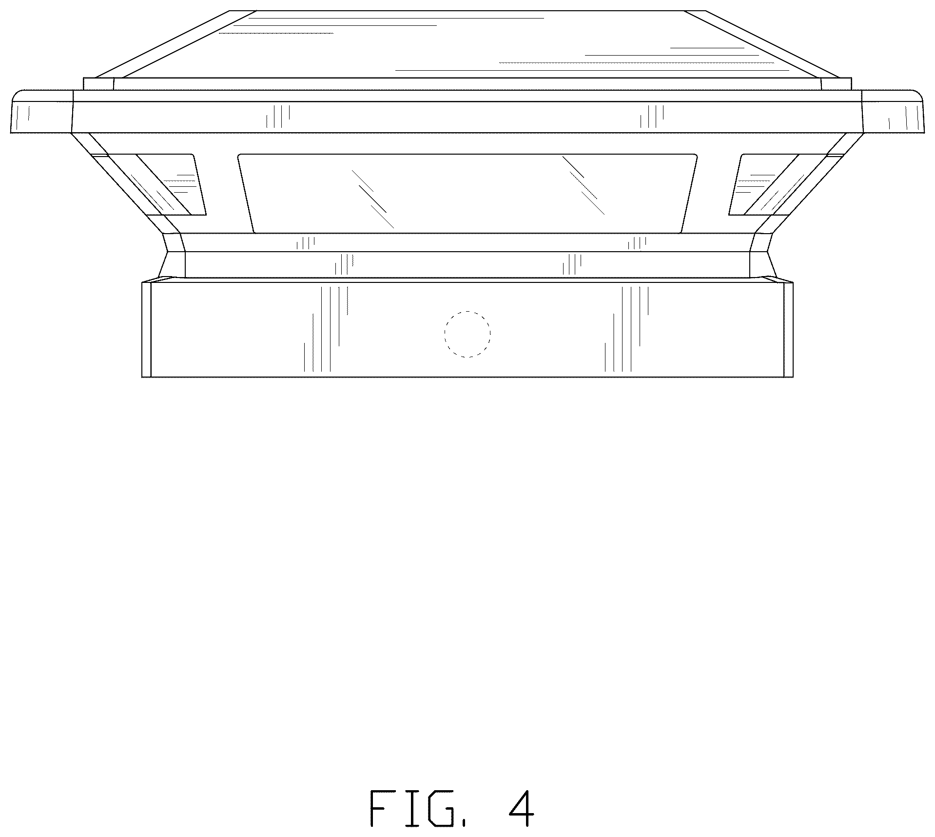 Patent USD1078127 Figure 4 – Solar post cap light