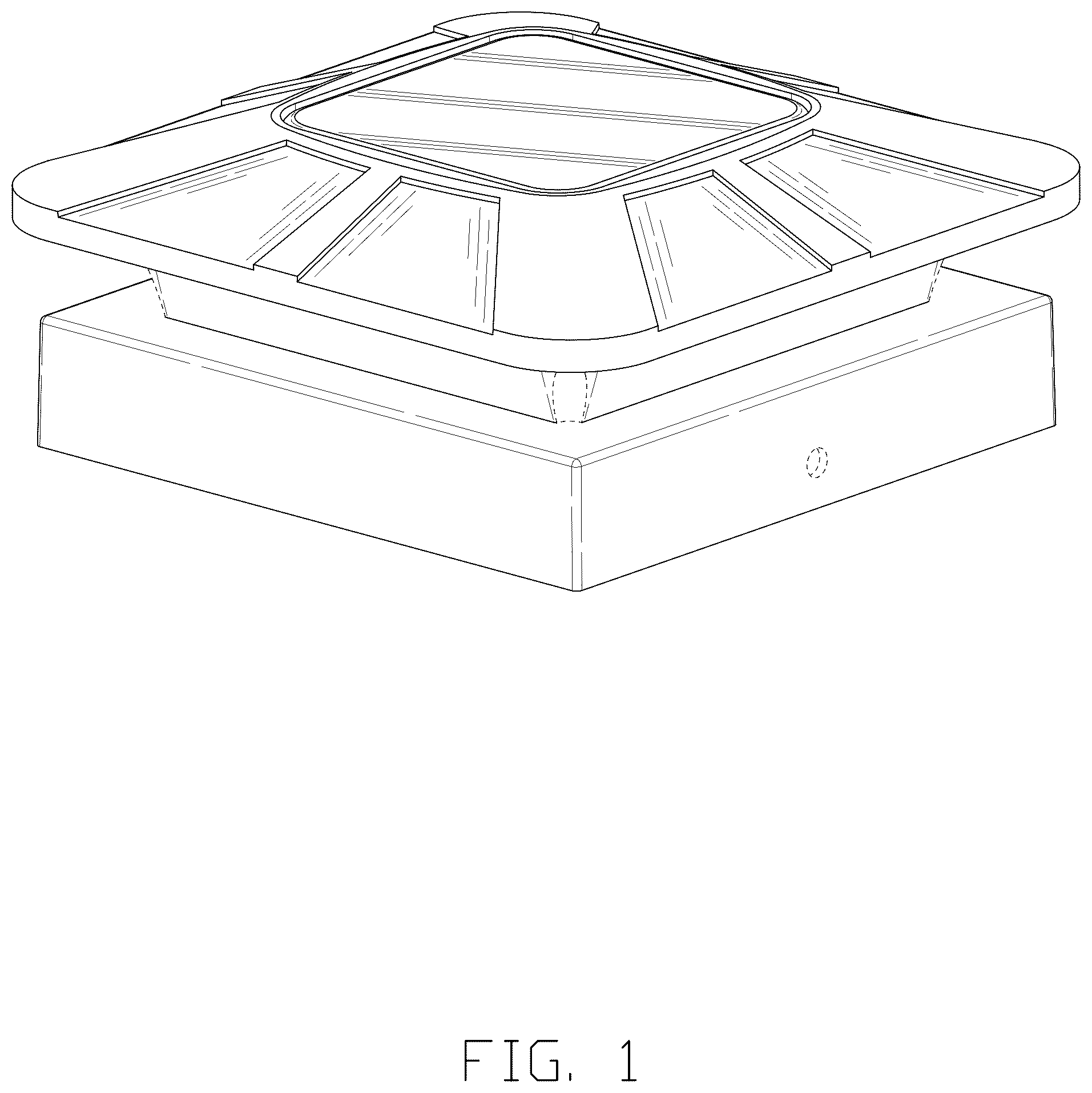 Patent USD1078128 Figure 1 – LED lamp