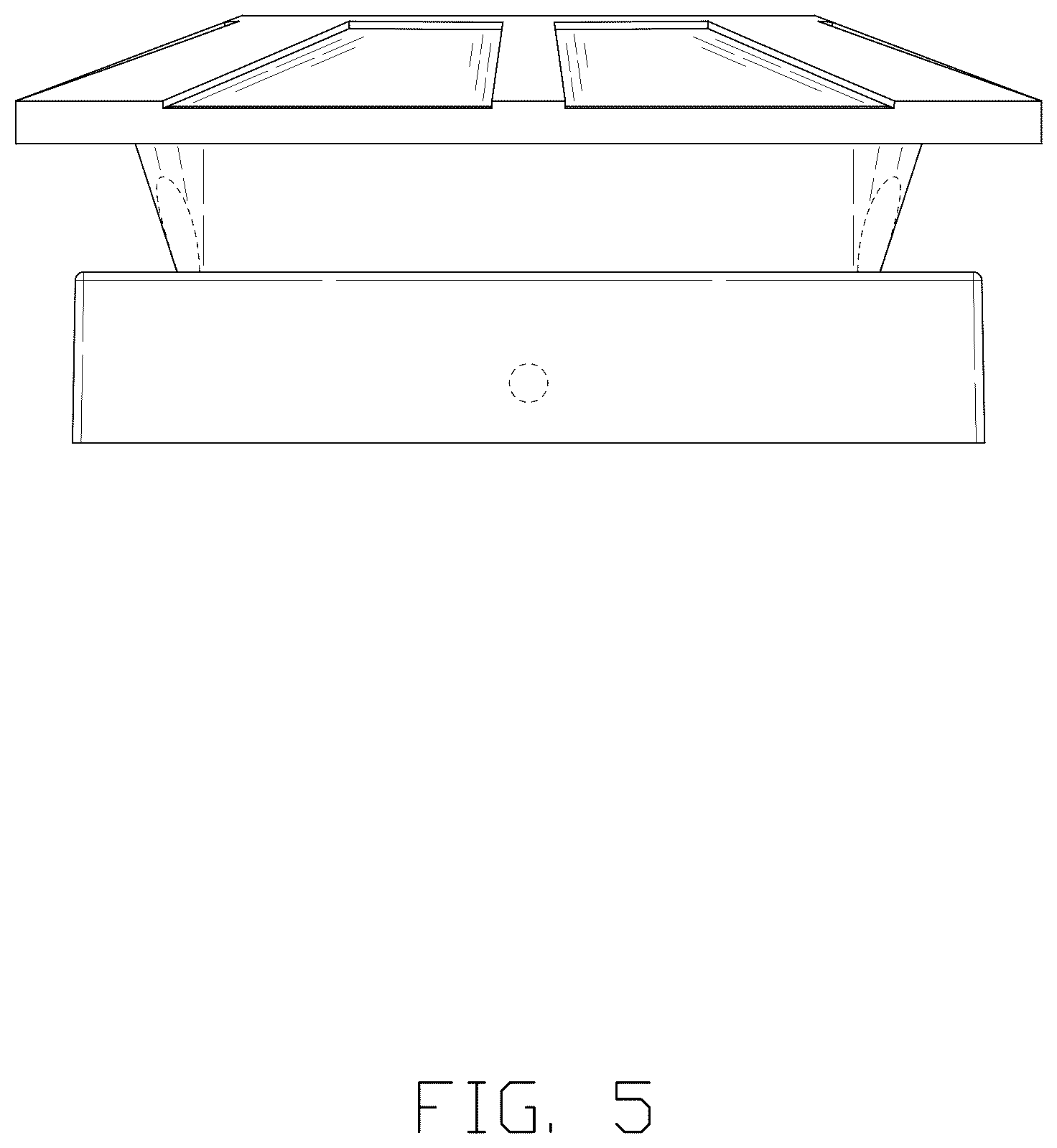 Patent USD1078128 Figure 5 – LED lamp