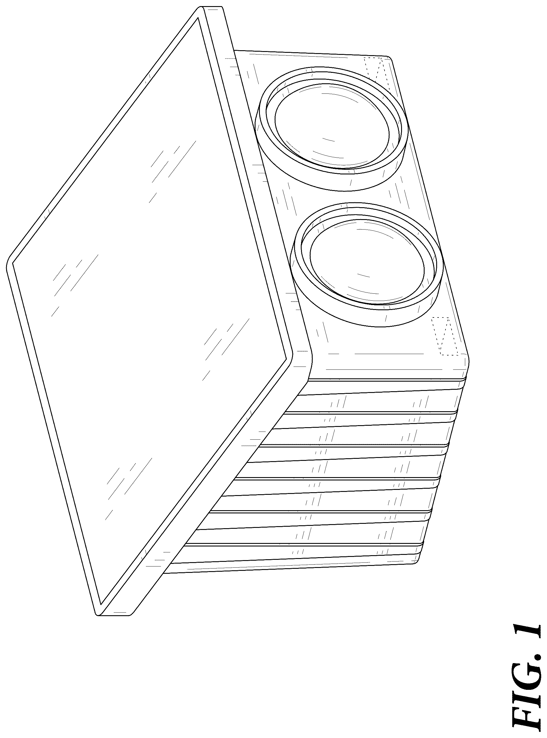 Patent USD1078130 Figure 1 – Solar wall light
