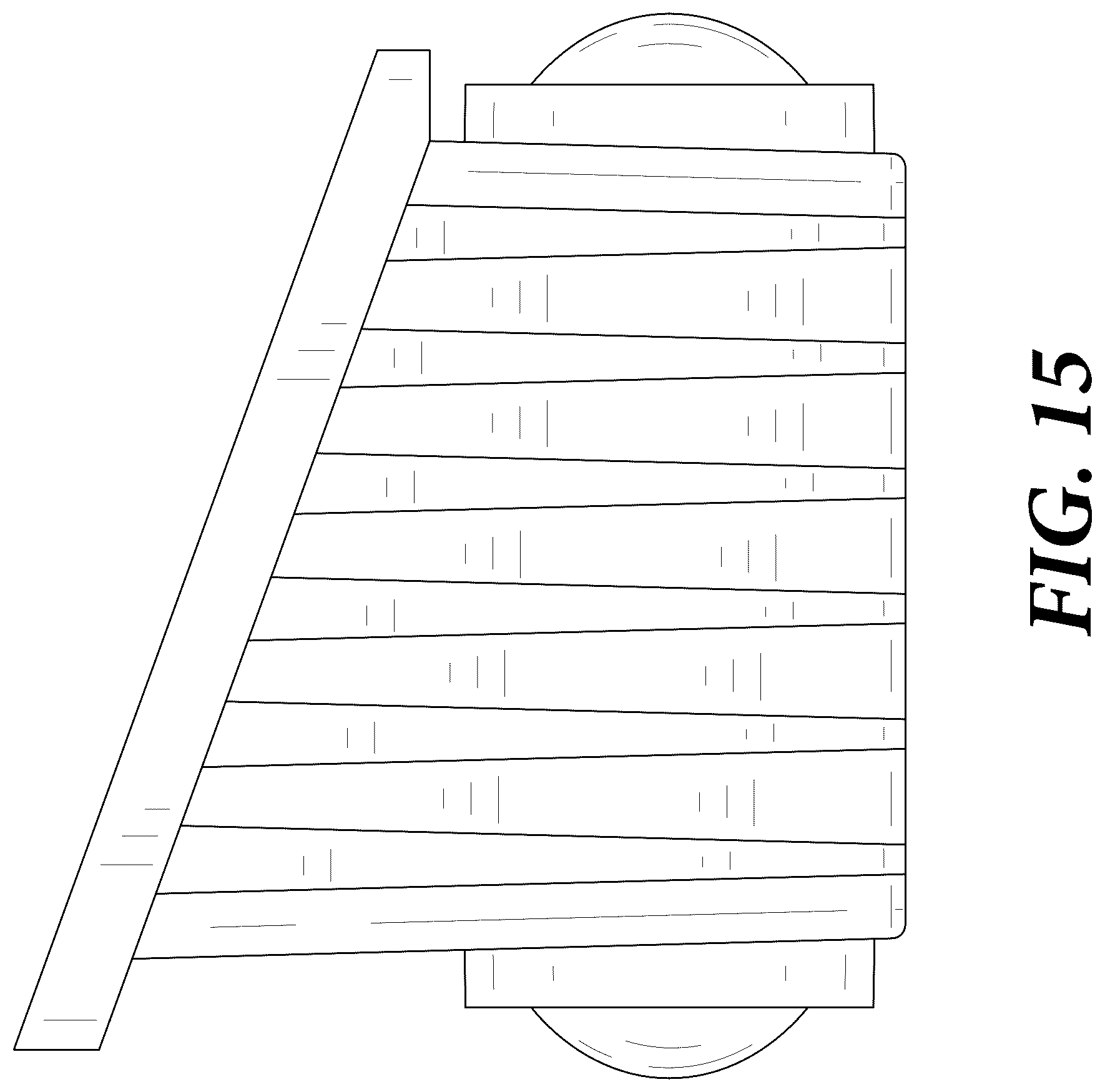Patent USD1078130 Figure 14 – Solar wall light