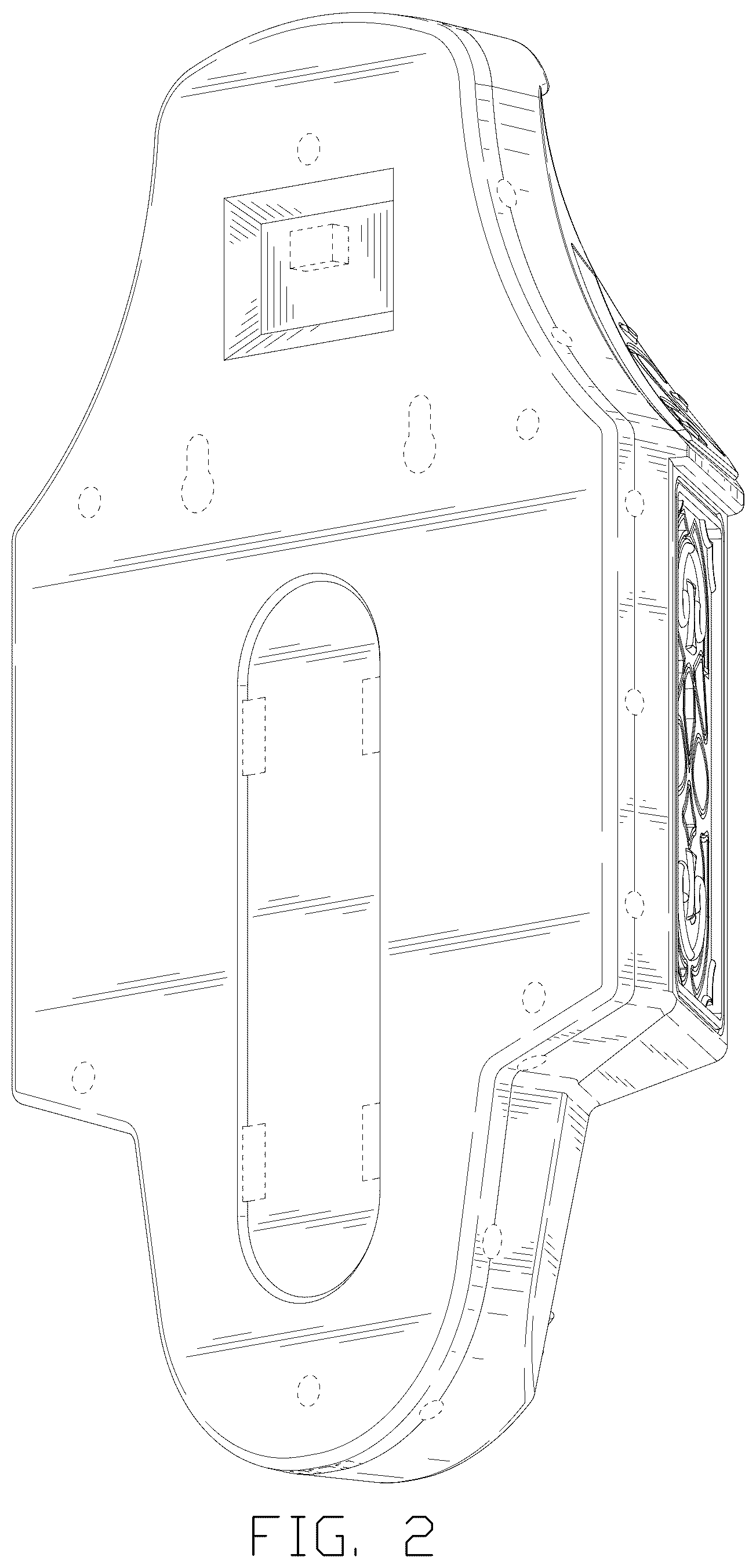 Patent USD1078132 Figure 2 – Solar wall lamp