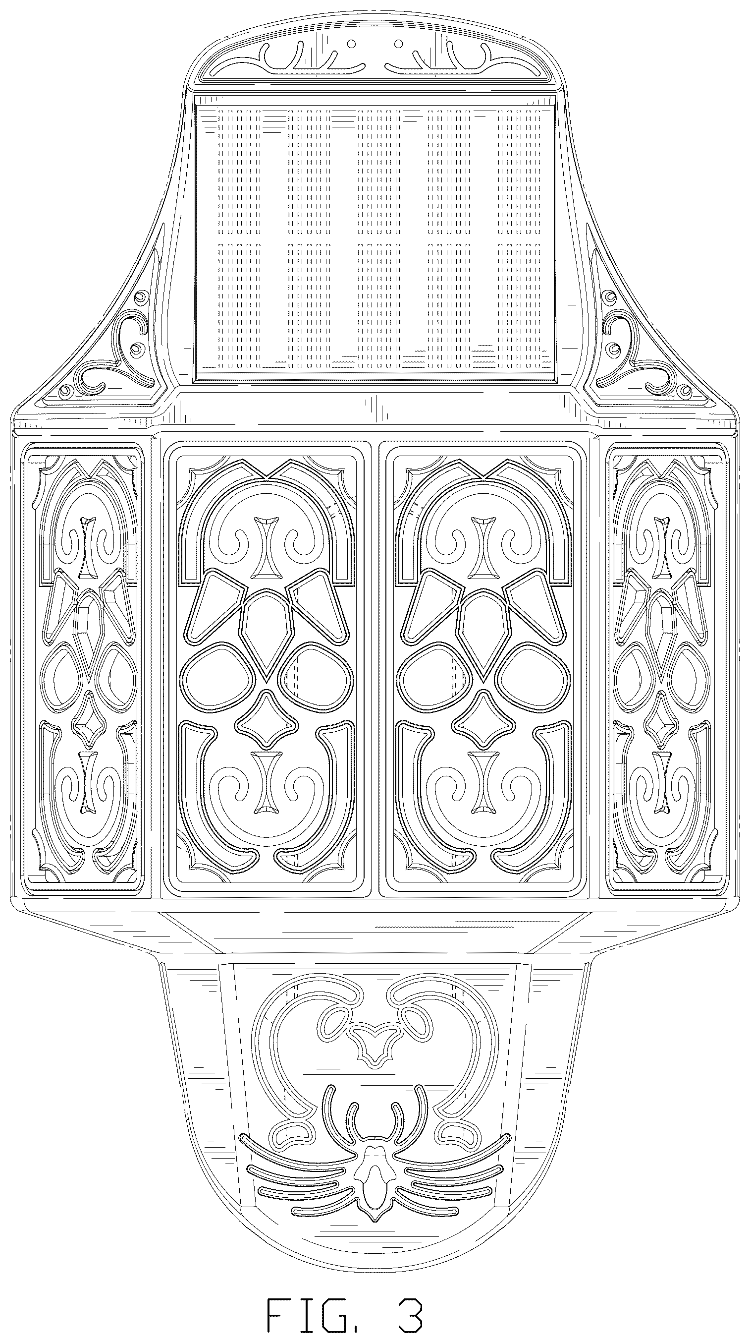 Patent USD1078132 Figure 3 – Solar wall lamp
