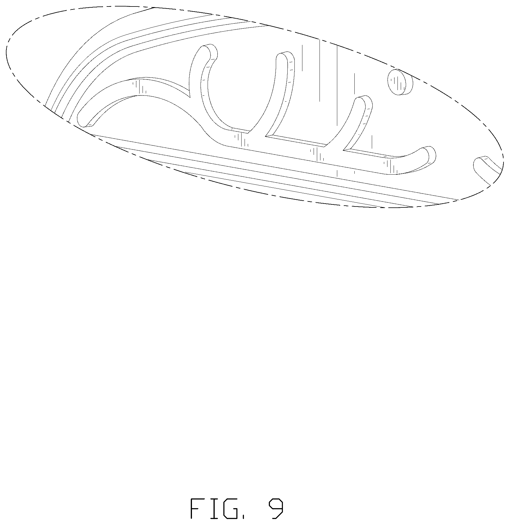 Patent USD1078132 Figure 9 – Solar wall lamp