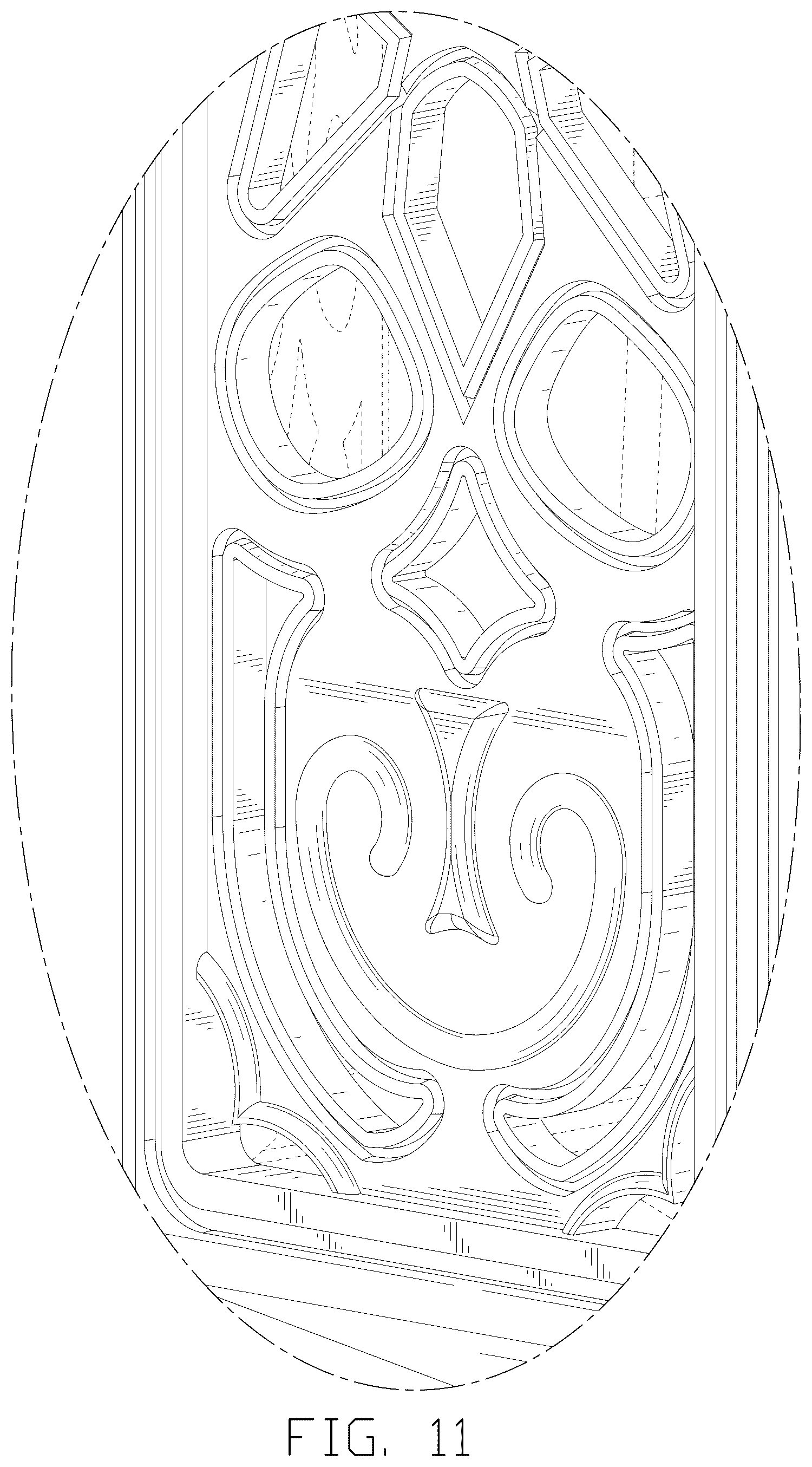 Patent USD1078132 Figure 11 – Solar wall lamp