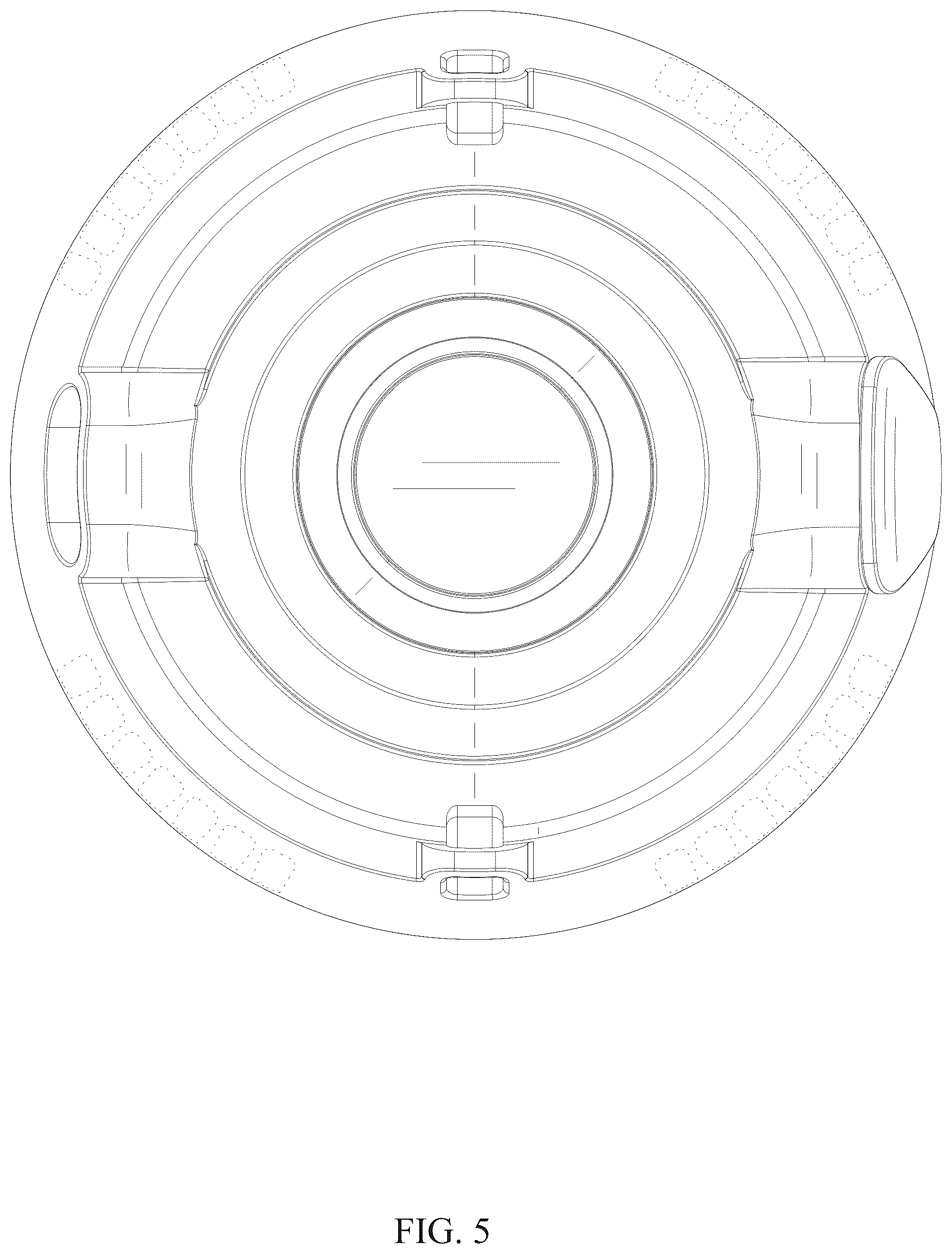 Patent USD1078134 Figure 5 – Puck light
