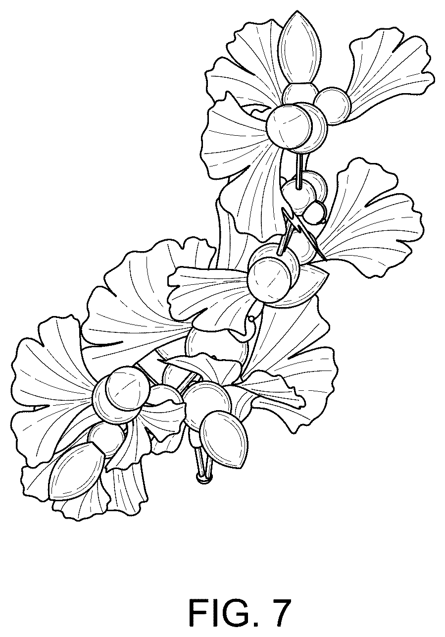 Patent USD1078135 Figure 7 – Chandelier