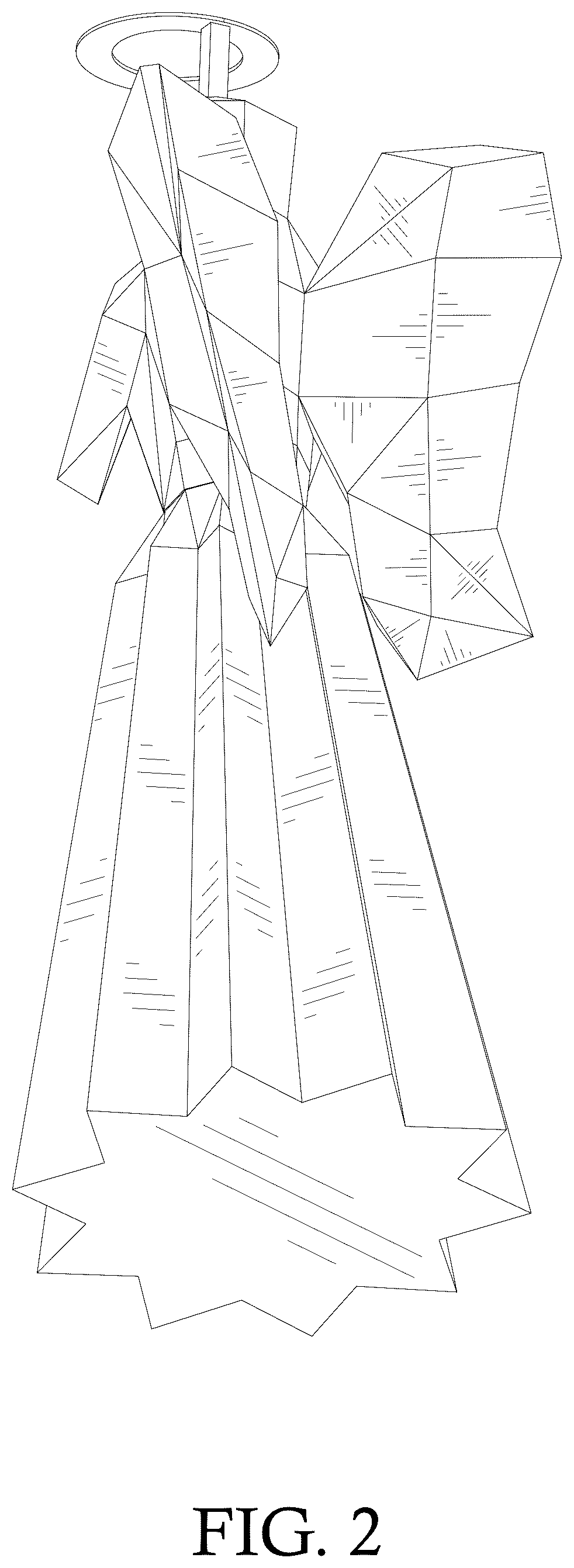 Patent USD1078141 Figure 2 – Decorative lamp