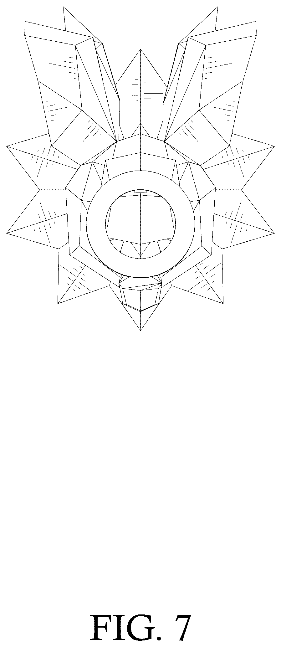 Patent USD1078141 Figure 7 – Decorative lamp