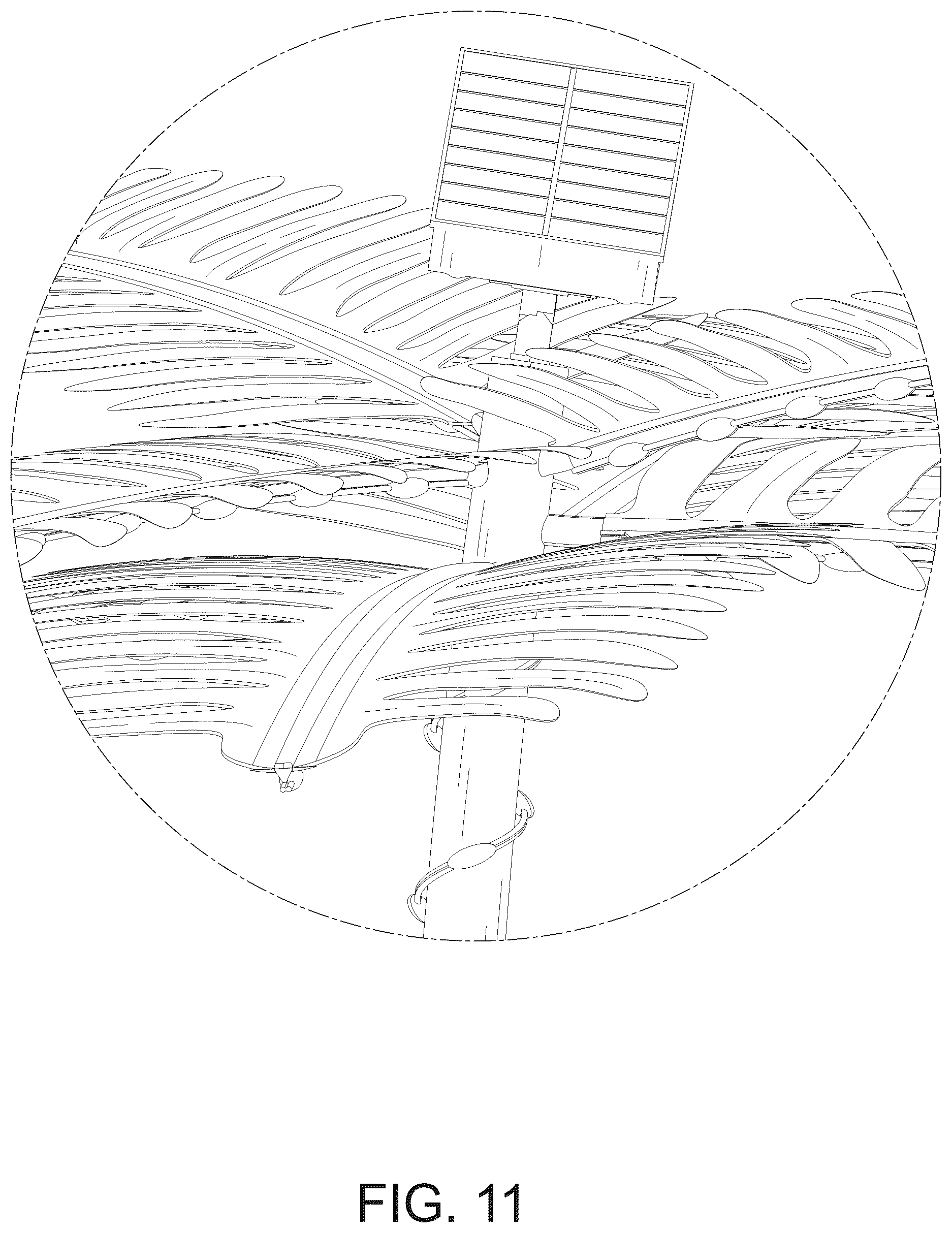 Patent USD1078142 Figure 11 – Tree lamp