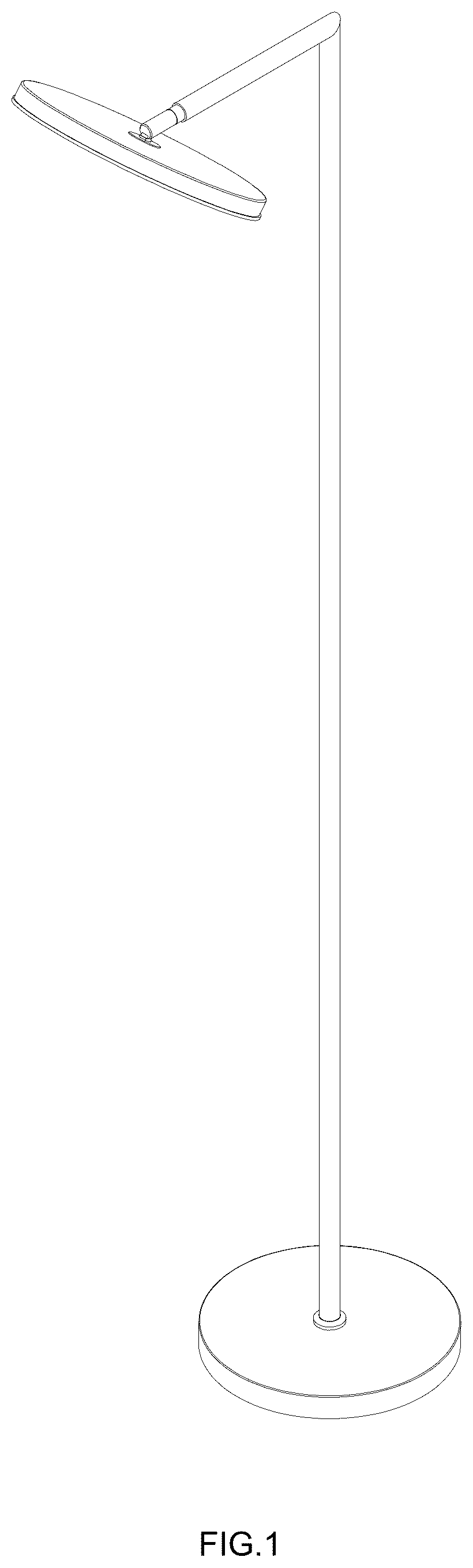 Patent USD1078143 Figure 1 – Floor lamp
