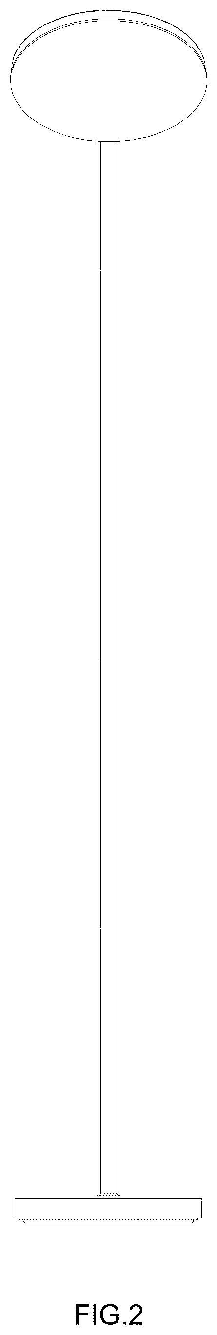 Patent USD1078143 Figure 2 – Floor lamp