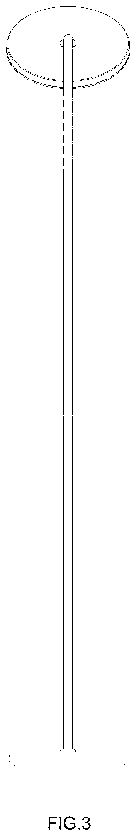 Patent USD1078143 Figure 3 – Floor lamp