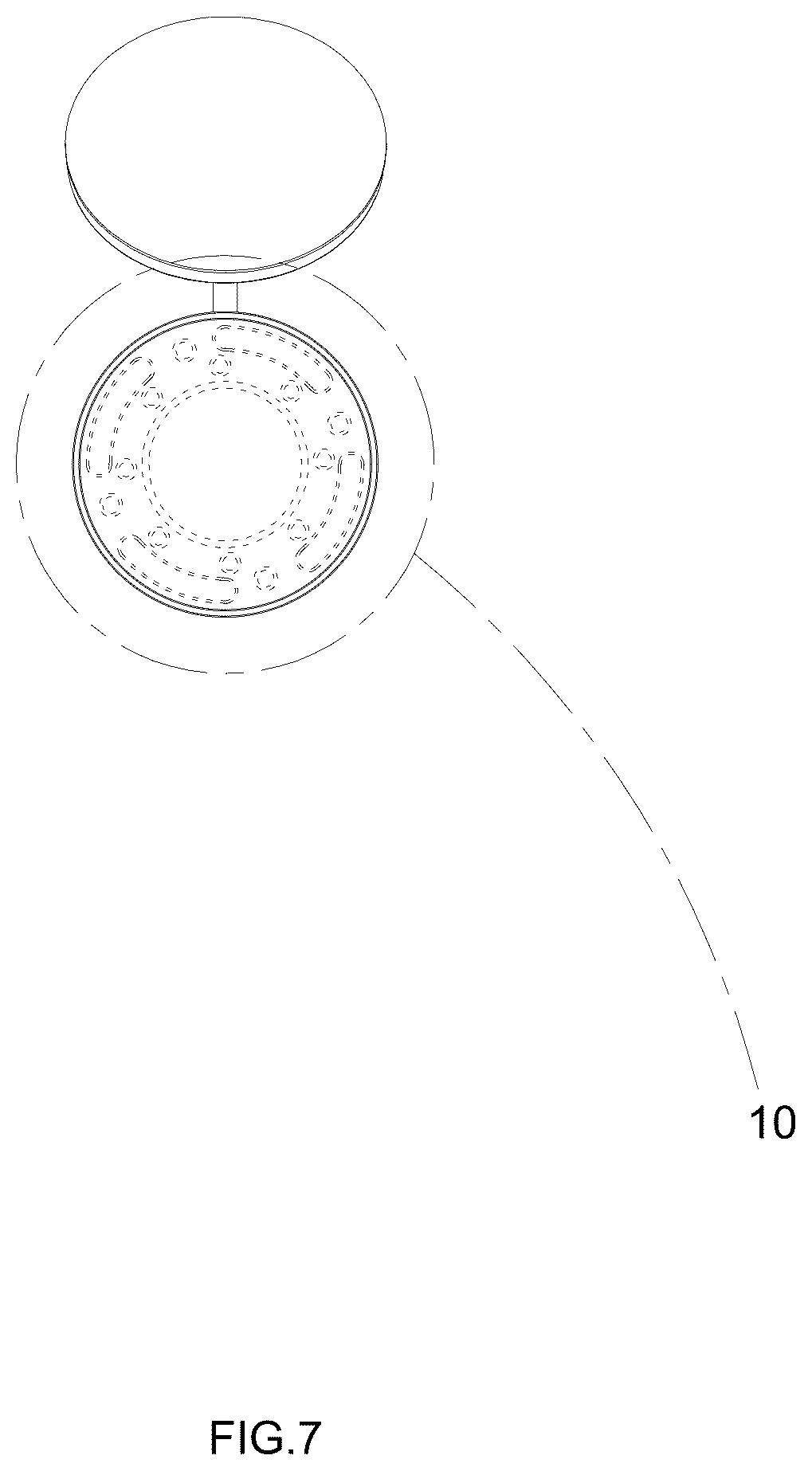 Patent USD1078143 Figure 7 – Floor lamp