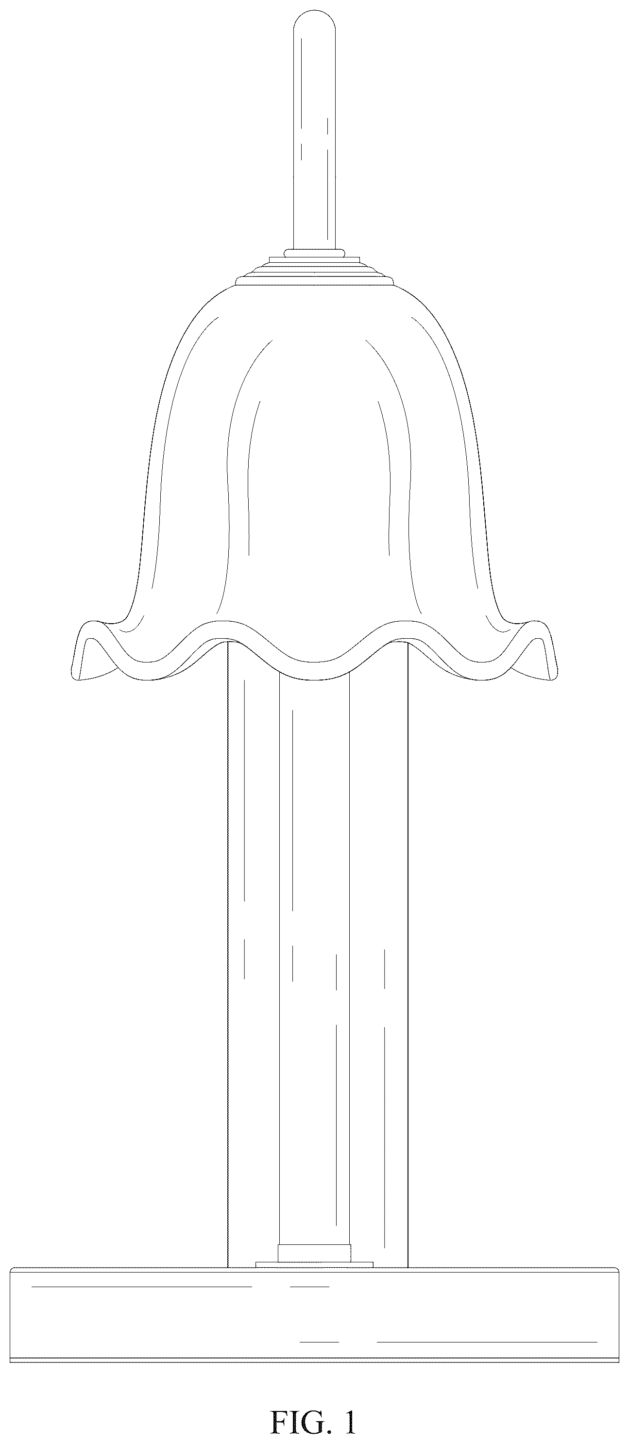 Patent USD1078144 Figure 1 – Candle warmer lamp
