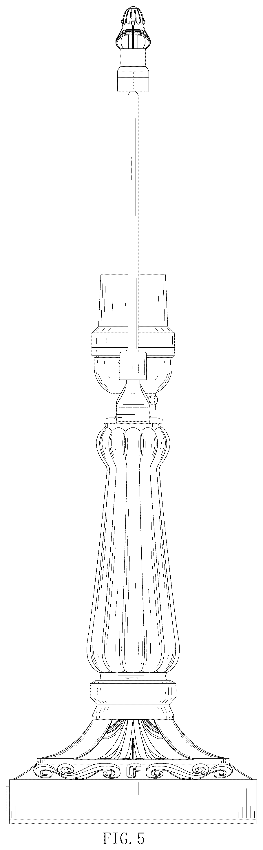 Patent USD1078147 Figure 5 – Lampholder