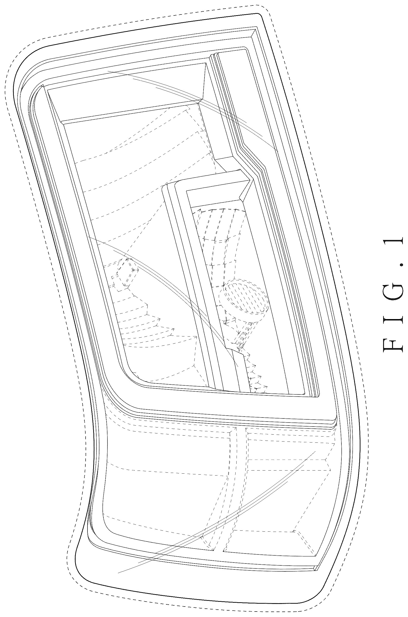 Patent USD1078148 Figure 1 – Vehicle headlight