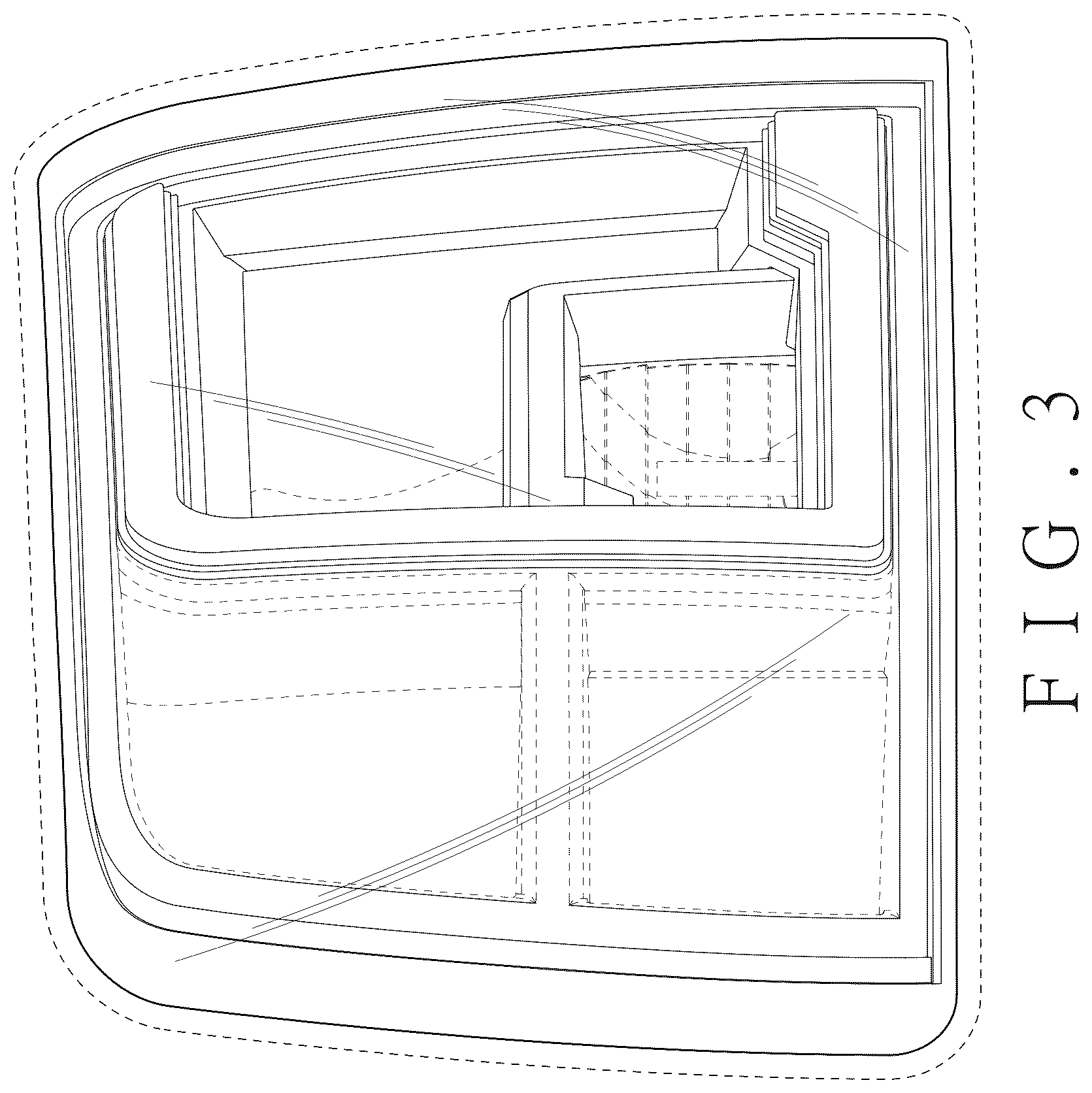 Patent USD1078148 Figure 3 – Vehicle headlight