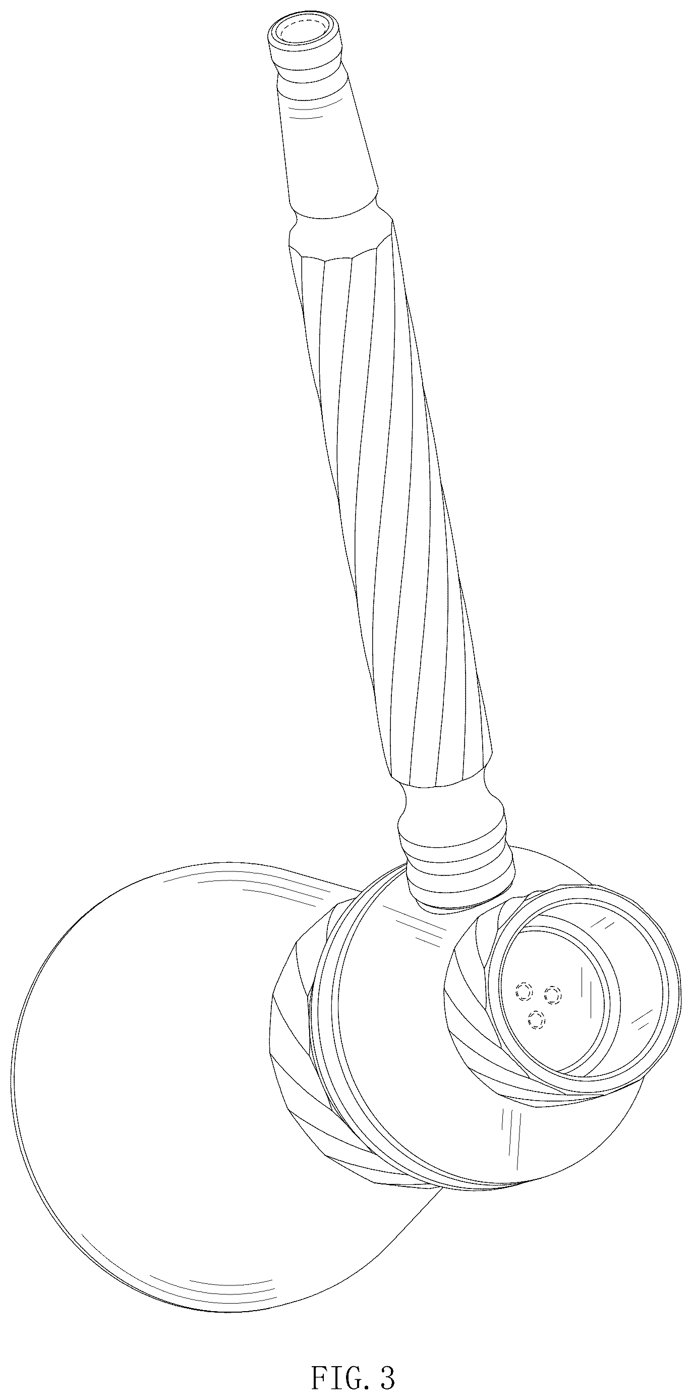 Patent USD1078154 Figure 3 – Portable hookah