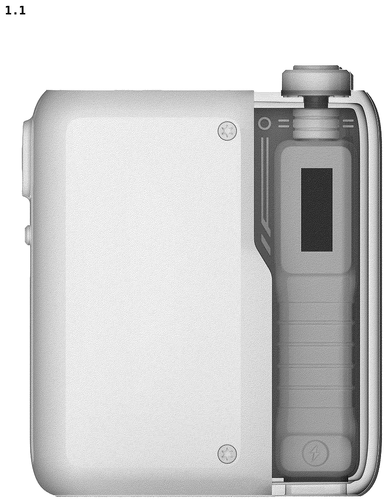 Patent USD1078156 Figure 1 – Main unit of electronic cigarette