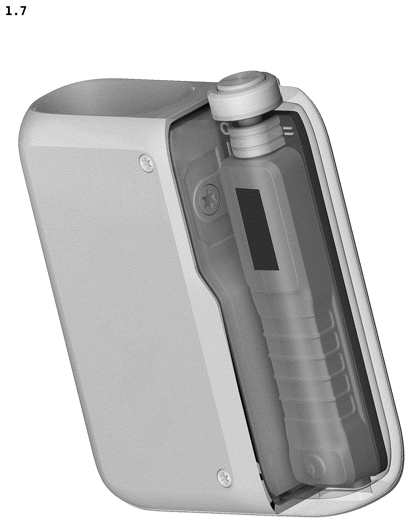 Patent USD1078156 Figure 7 – Main unit of electronic cigarette