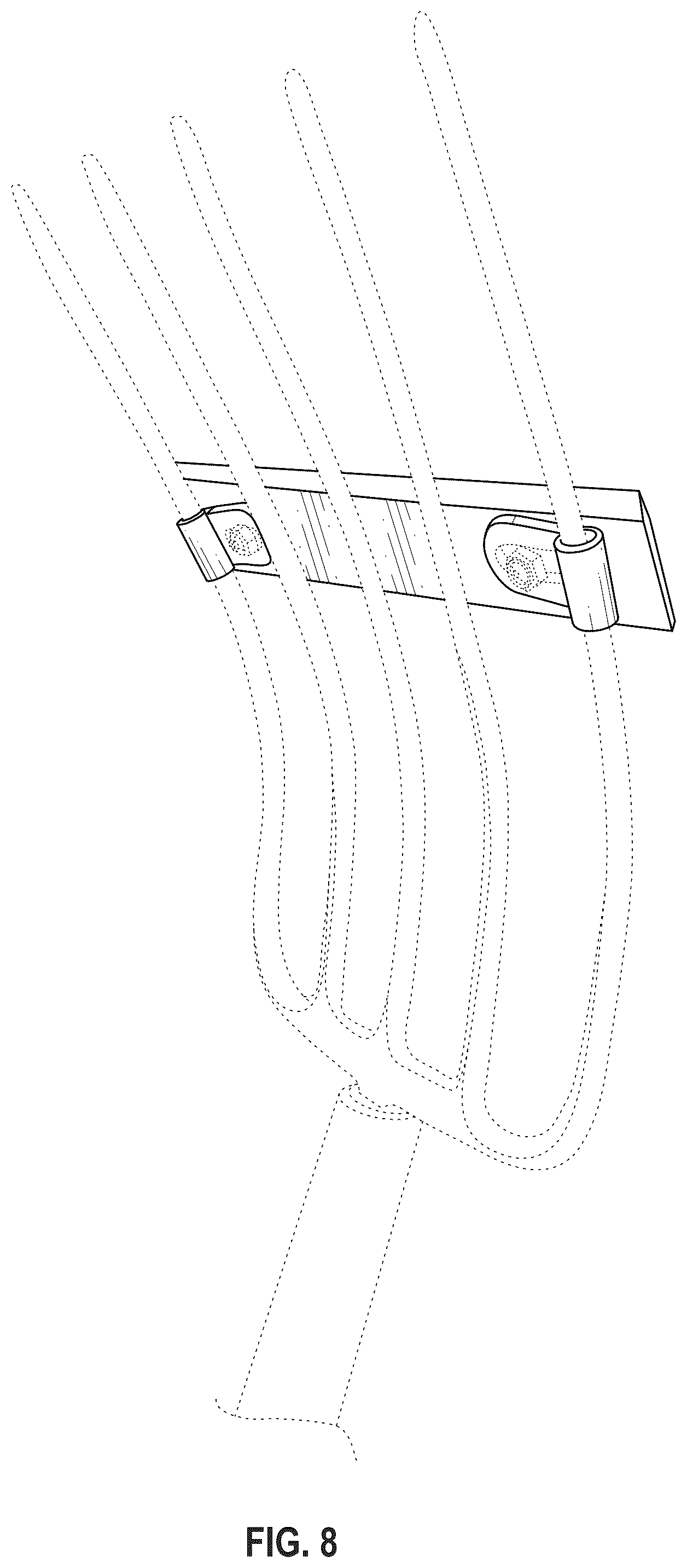 Patent USD1078157 Figure 5 – Combined weed cutting and removal apparatus
