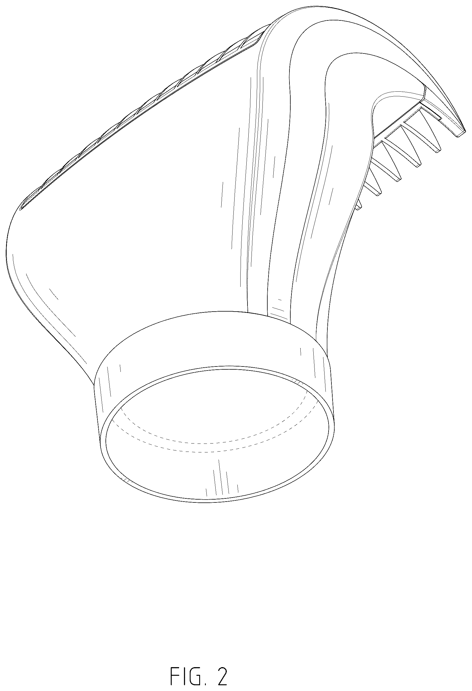 Patent USD1078159 Figure 2 – Hair dryer nozzle