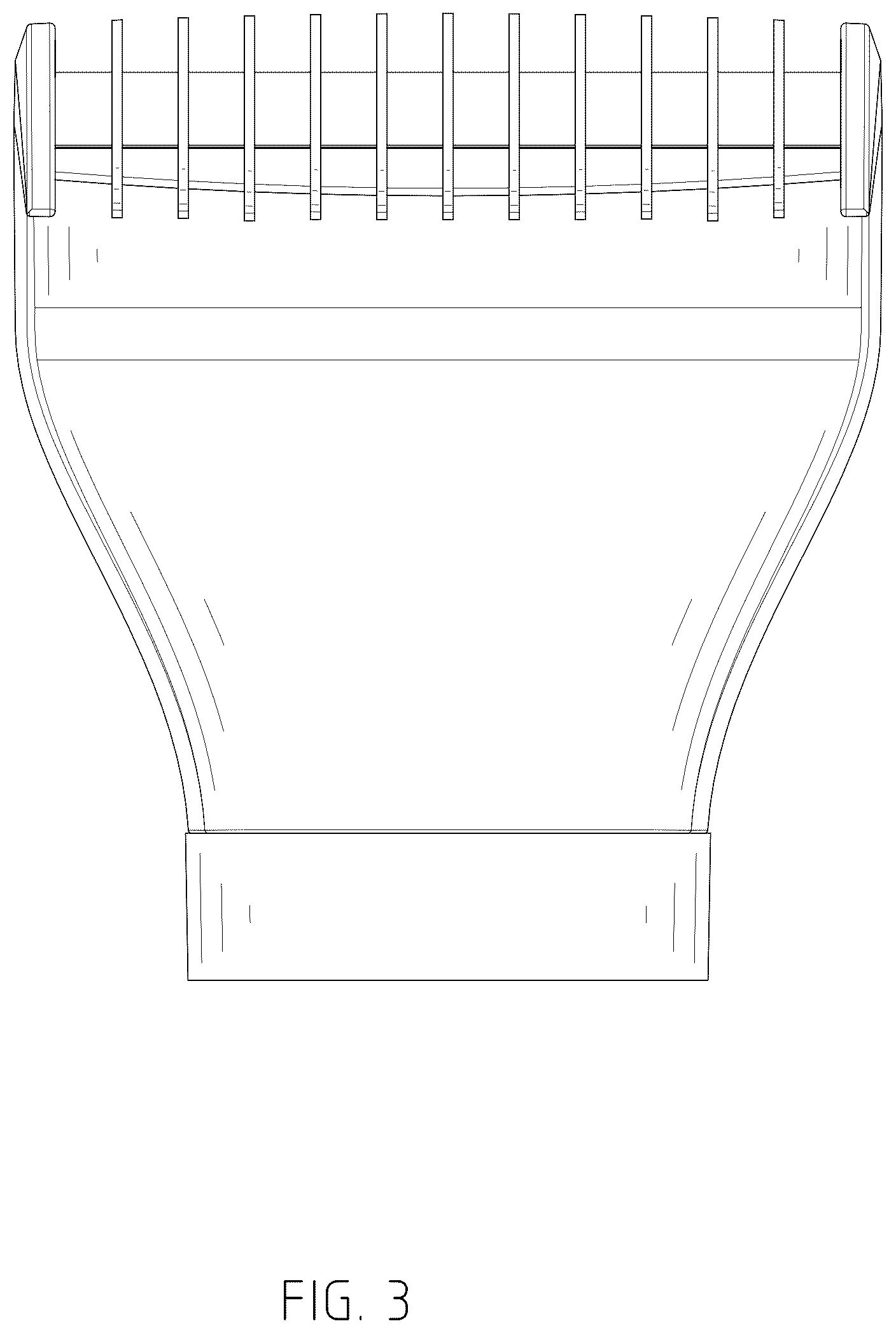 Patent USD1078159 Figure 3 – Hair dryer nozzle