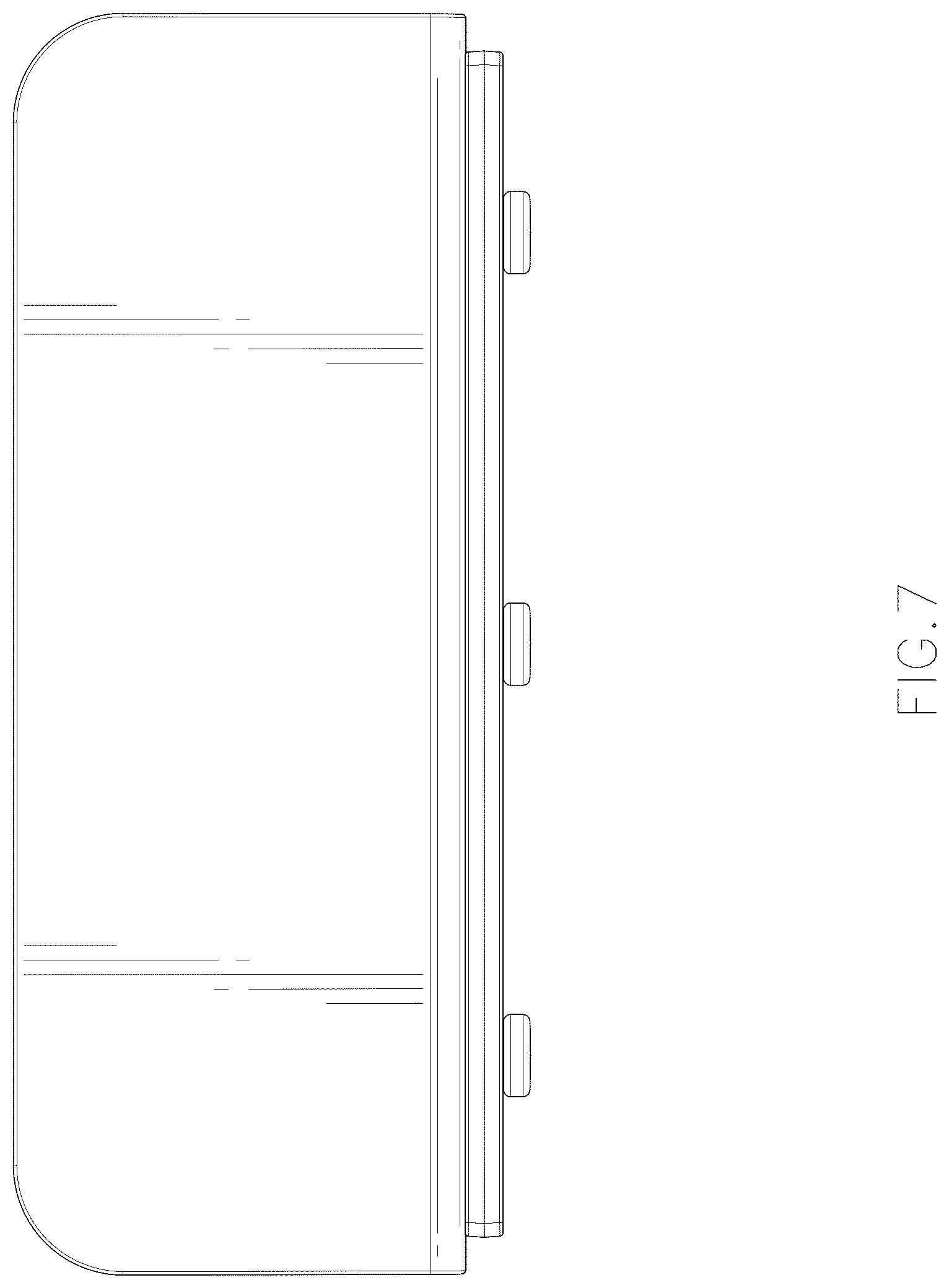 Patent USD1078160 Figure 7 – Hair straightener attachment comb