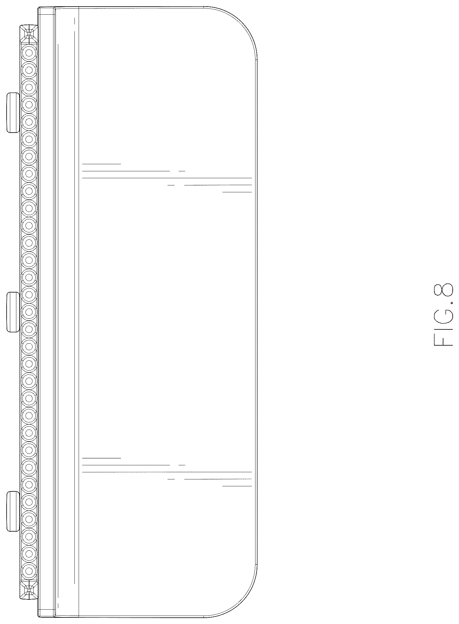 Patent USD1078160 Figure 8 – Hair straightener attachment comb
